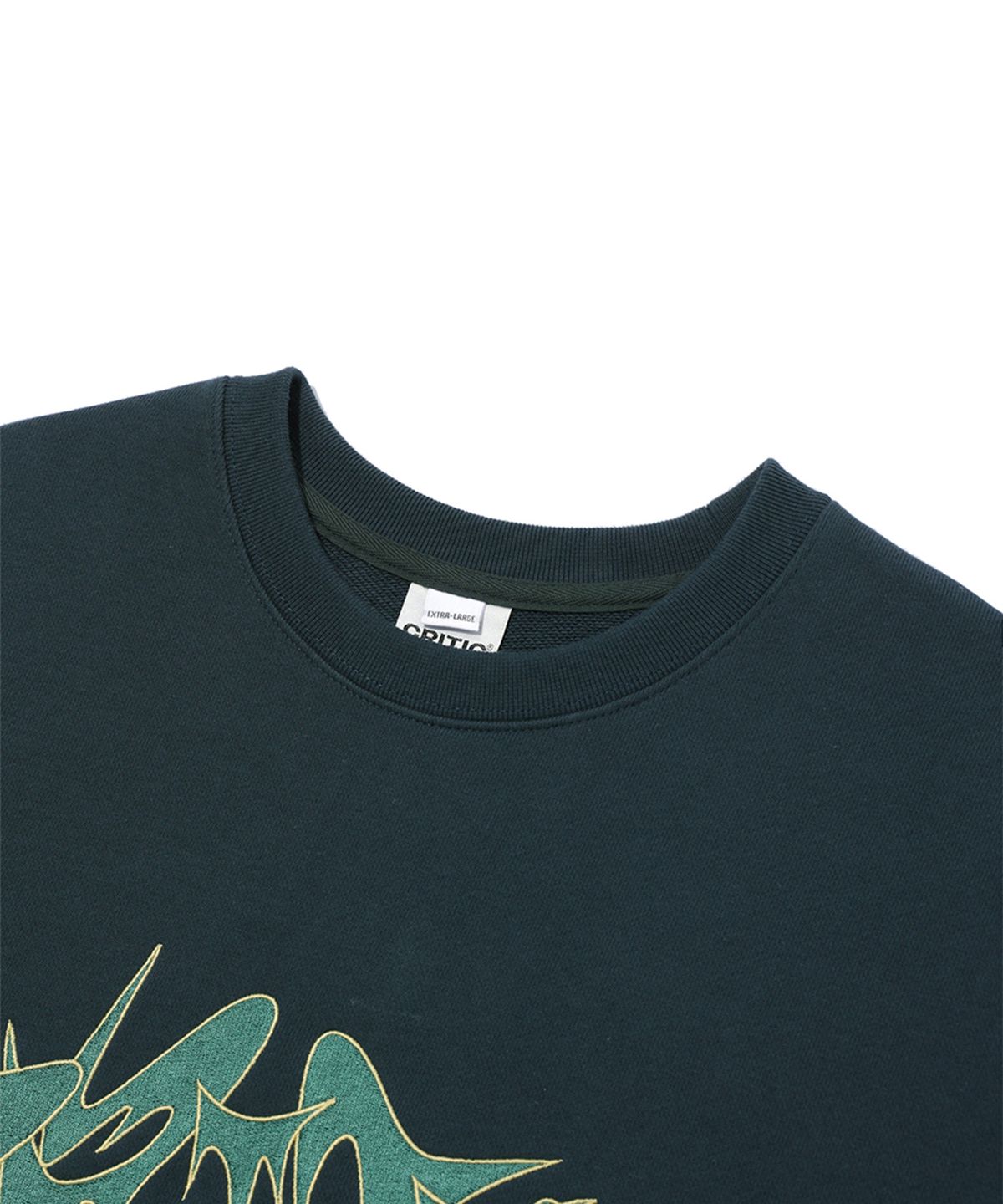 크리틱(CRITIC) ESPINA LOGO SWEATSHIRTS DARK GREEN