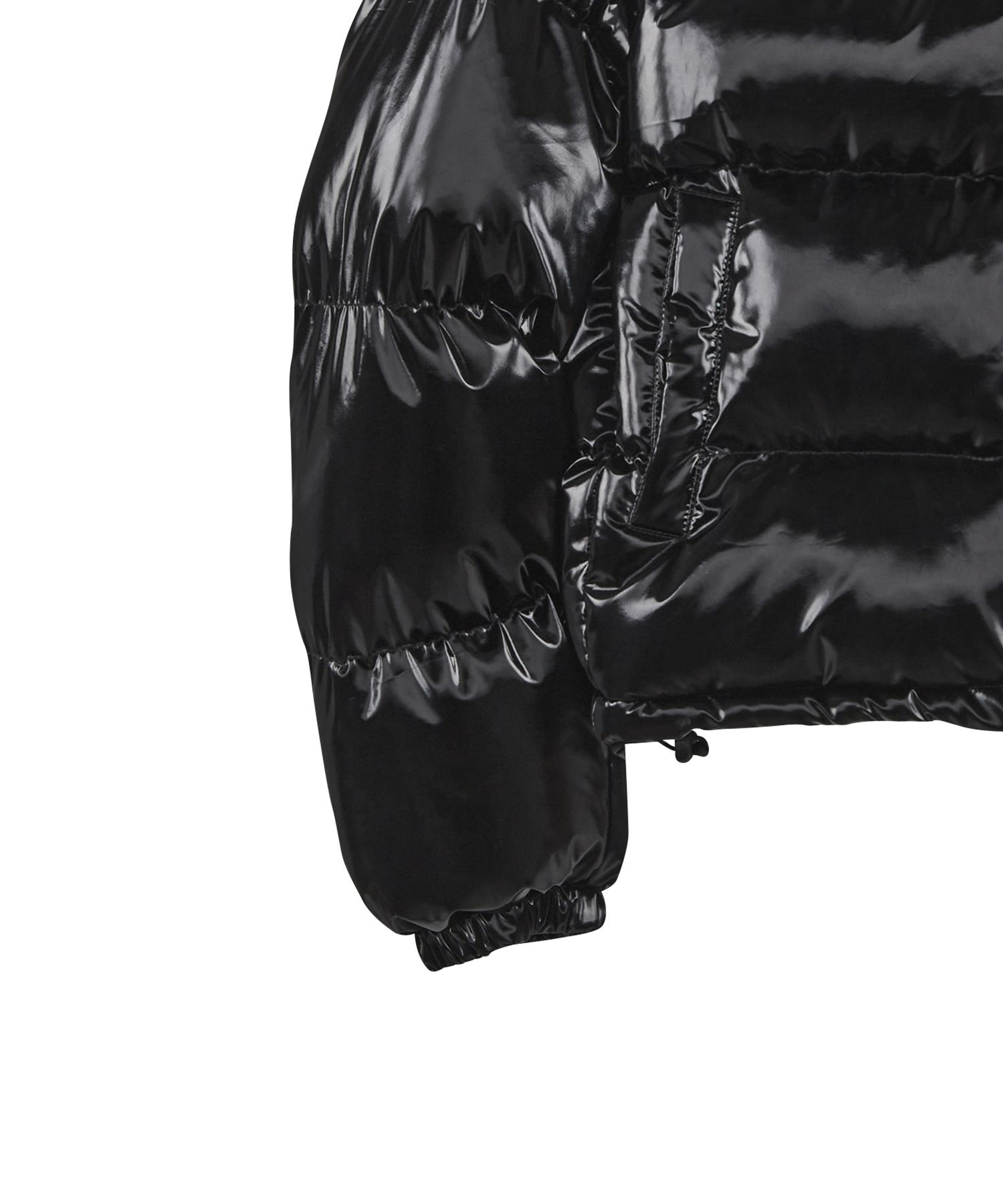 ★LUV IS TRUE★AM GLOSSY SHORT PUFFER JACKET★ MUSINSA | LUV IS TRUE AM GLOSSY SHORT PUFFER JACKET(BLACK)