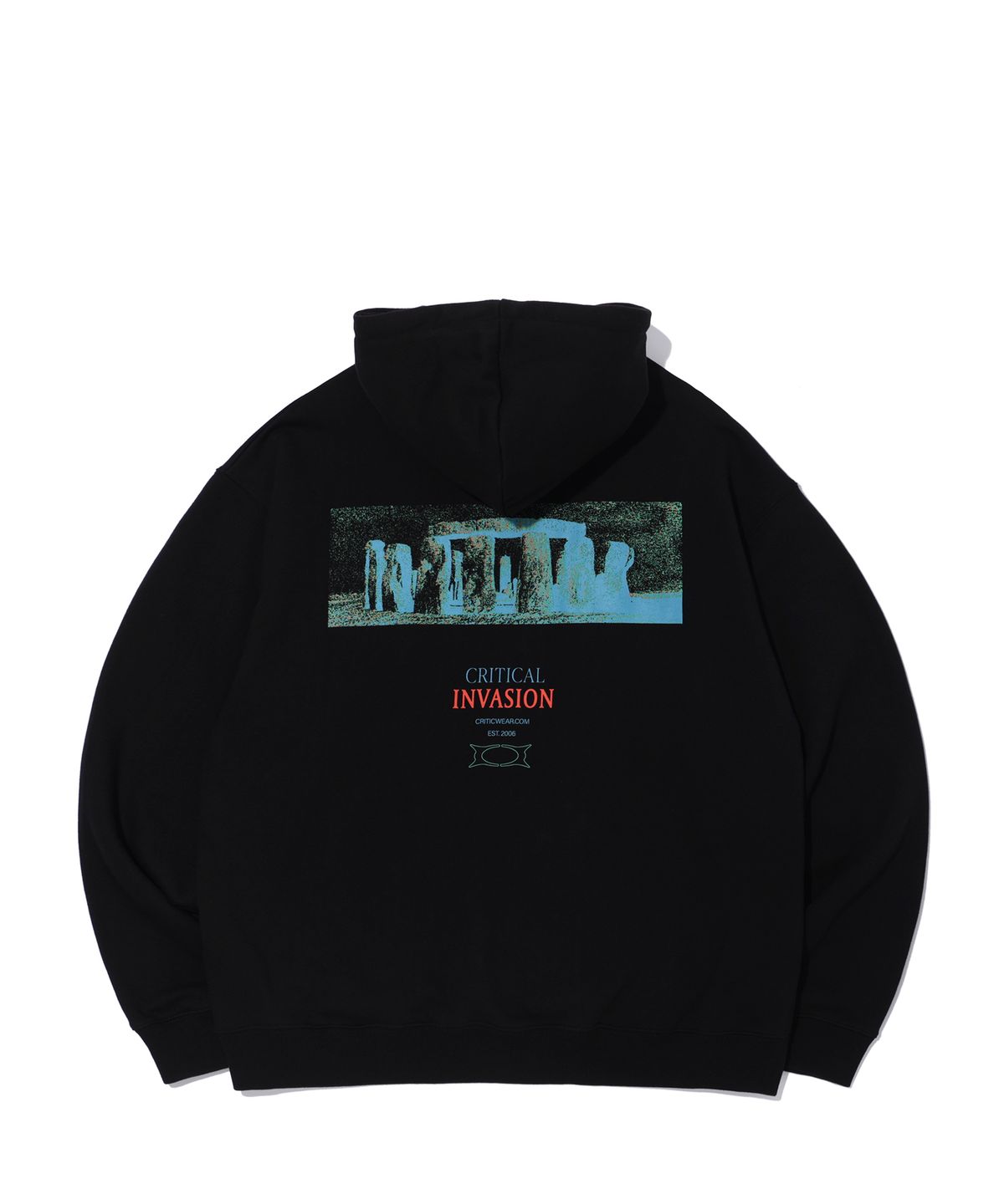 크리틱(CRITIC) INVASION HOODIE BLACK