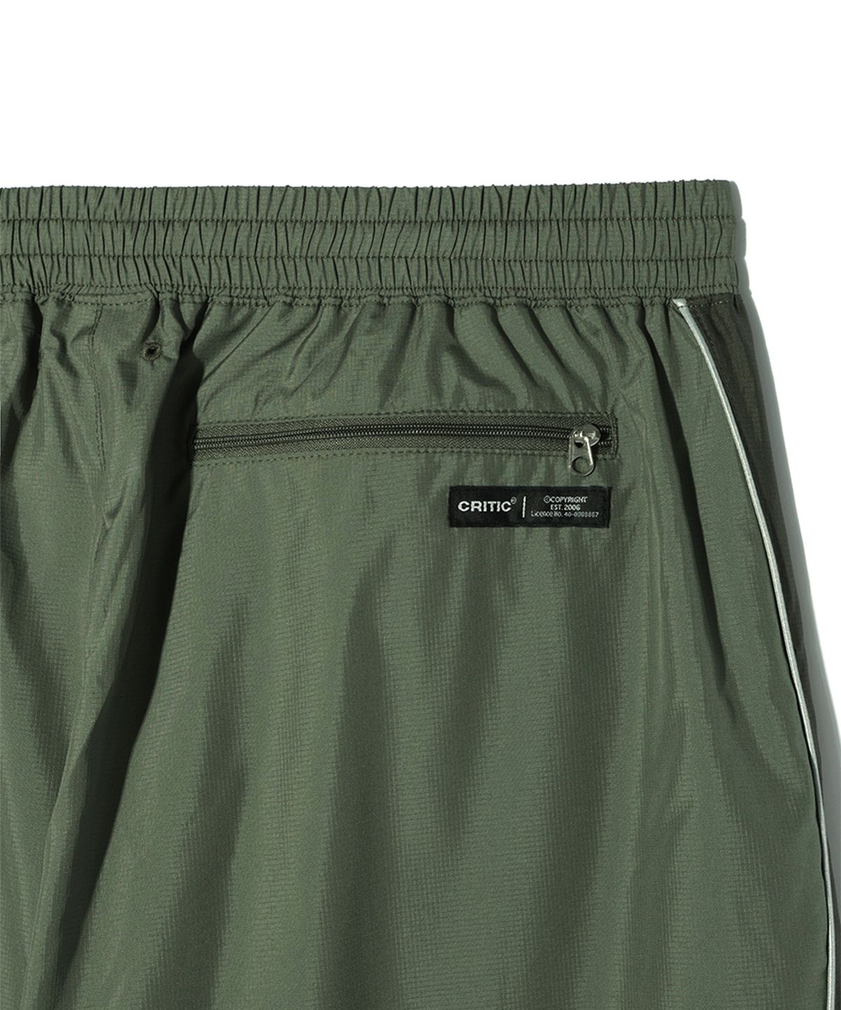 크리틱(CRITIC) WORMHOLE LOGO PANTS KHAKI