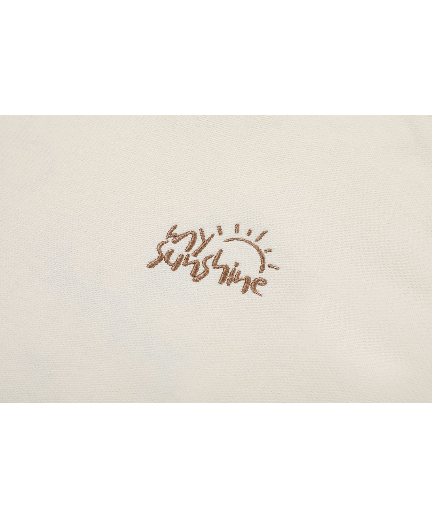 MUSINSA | CPGN STUDIO My Sunshine embroidered hoodie cream
