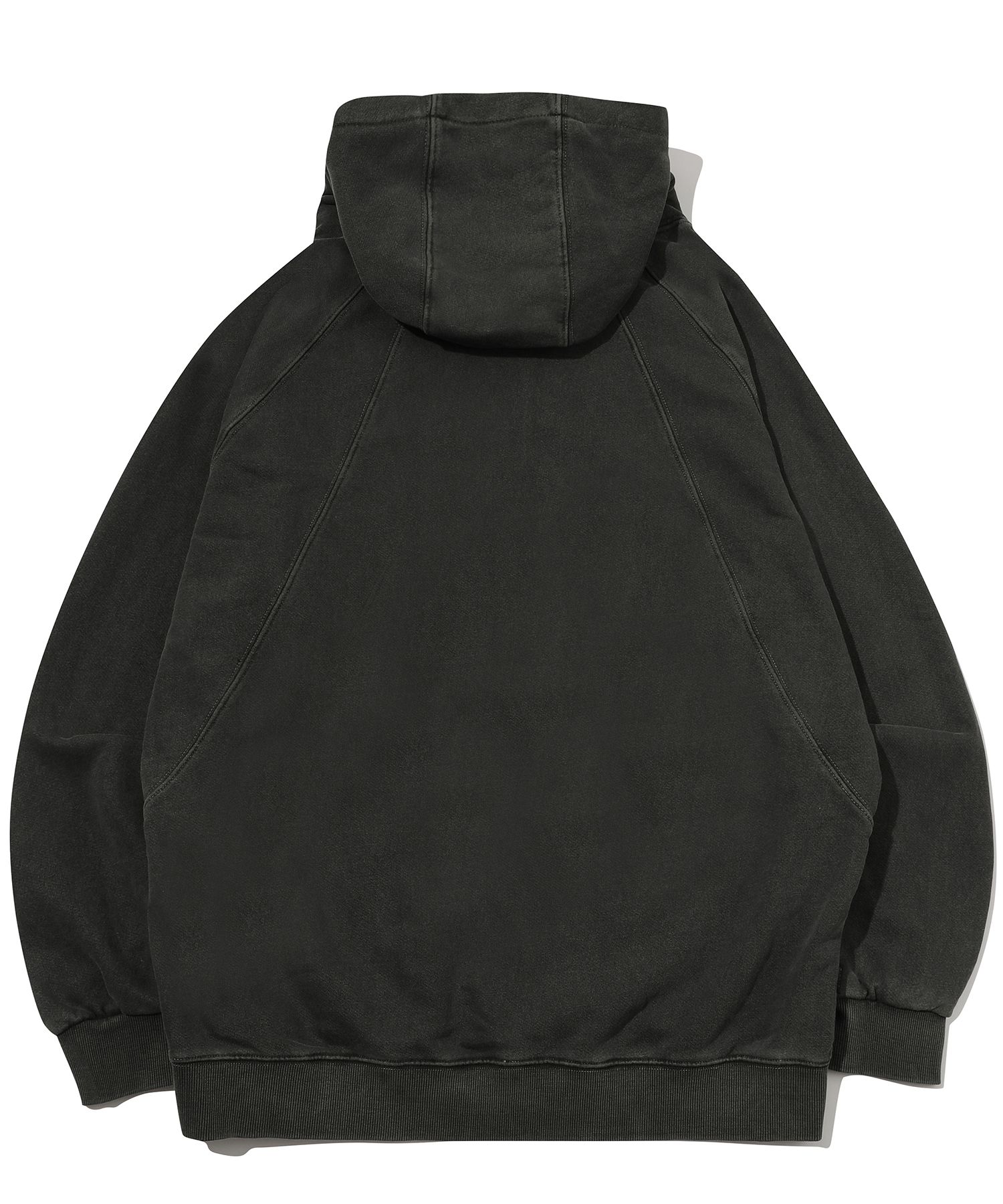 MUSINSA | CPGN STUDIO CP Pigment Snap Hoodie Smoke Black