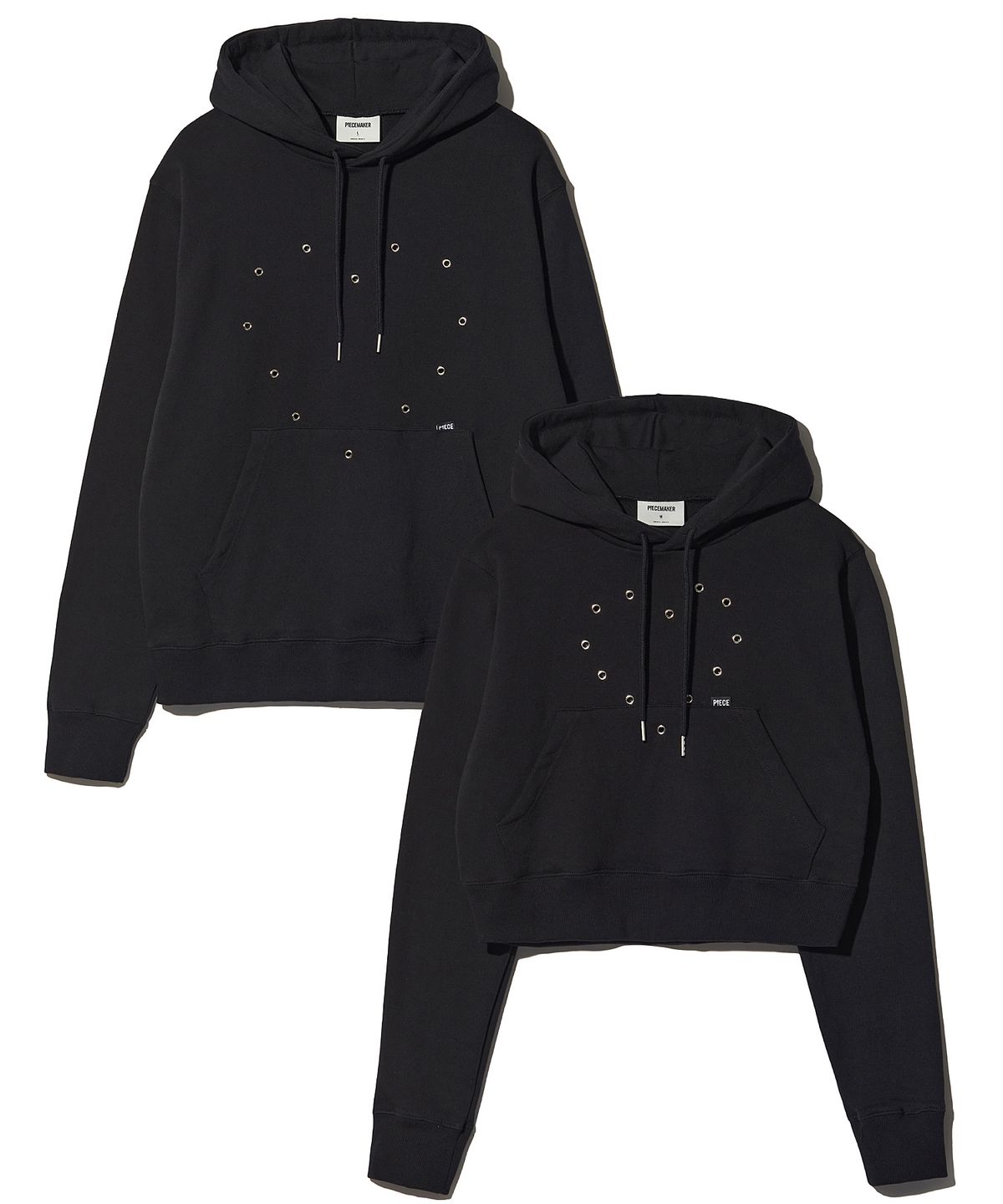 피스메이커(PIECE MAKER) HEART EYELET SWEAT SET UP (3COLORS) (2TYPE)