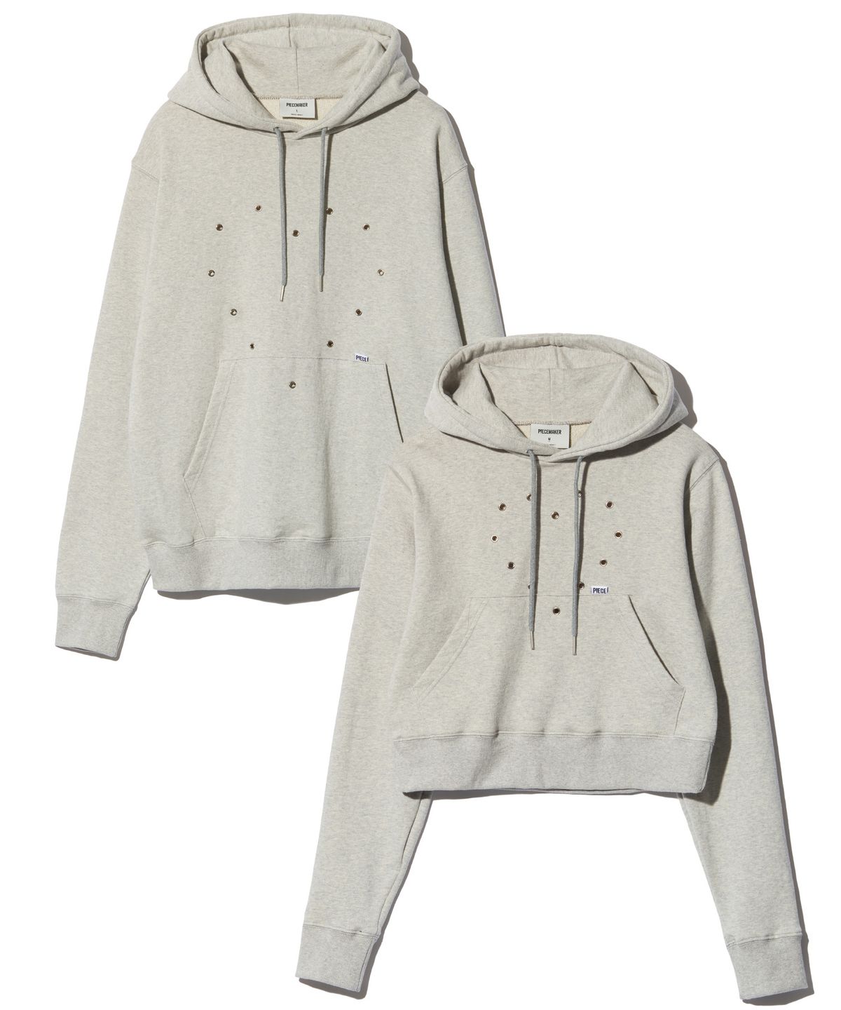 피스메이커(PIECE MAKER) HEART EYELET SWEAT SET UP (3COLORS) (2TYPE)