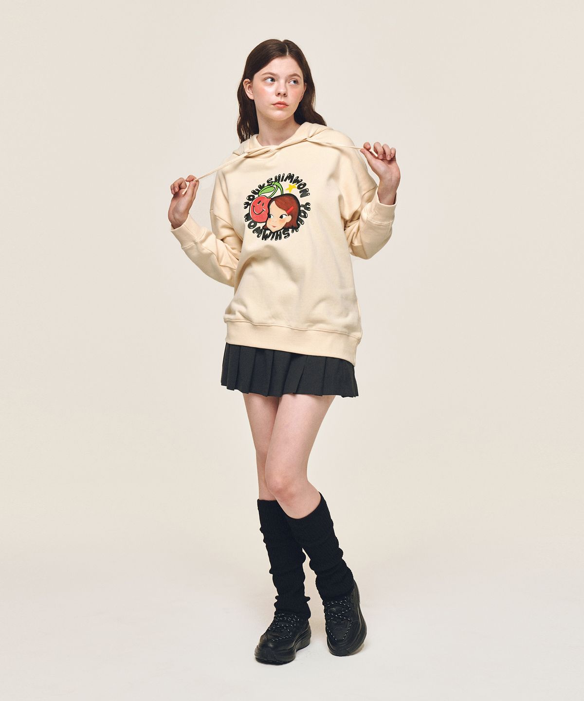 육심원(YOUK SHIM WON) 체리후드맨투맨 F 리아