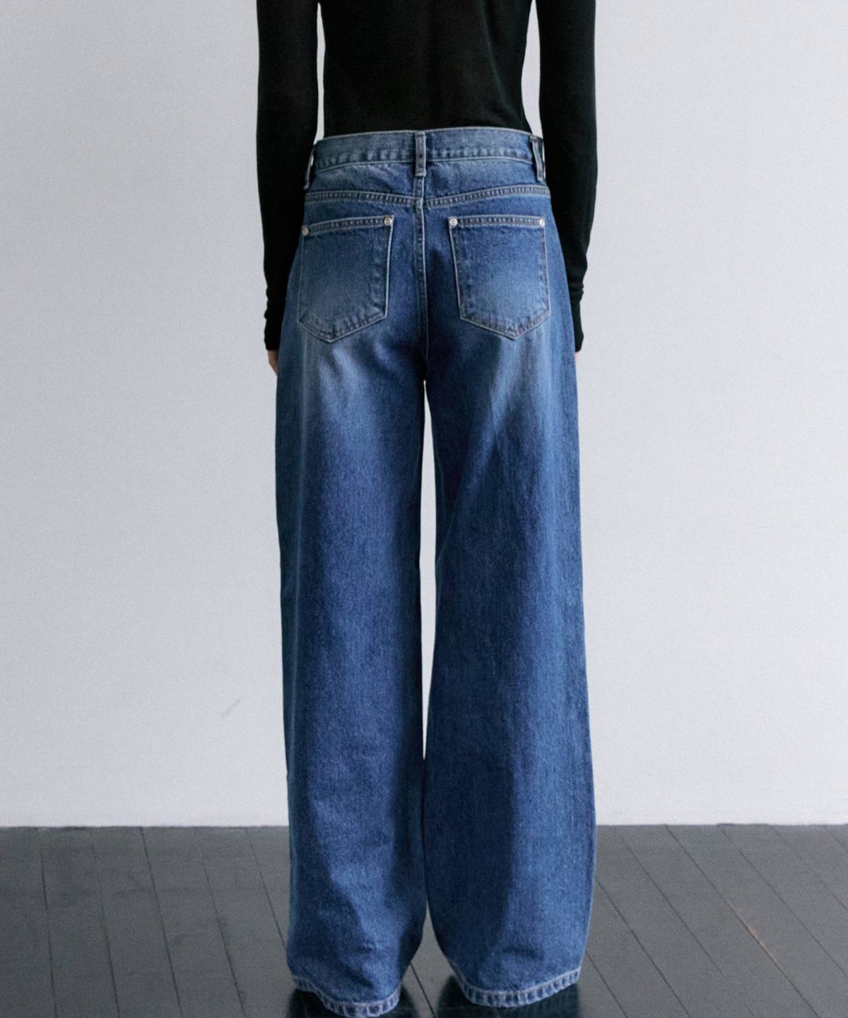 마이스(MAIS) LONG WIDE DENIM PANTS / BLUE