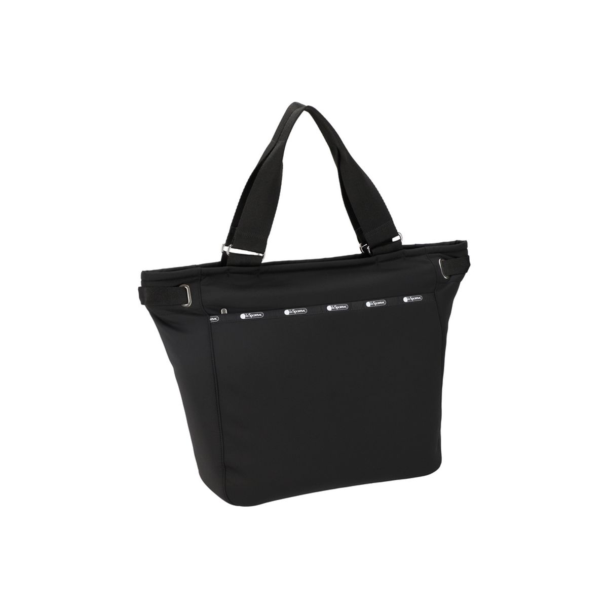 레스포색(LESPORTSAC) 블랙 위브 위빙 토트백 [1190.C460]