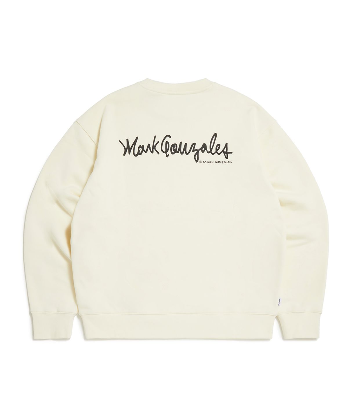 마크곤잘레스(MARK GONZALES) 엔젤 와펜 스웨트셔츠 - IVORY