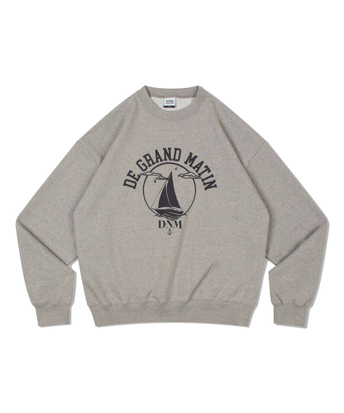 디 그랜드 마틴(DE GRAND MATIN) V.HEAVY SWEAT YACHT_MELANGE GRAY