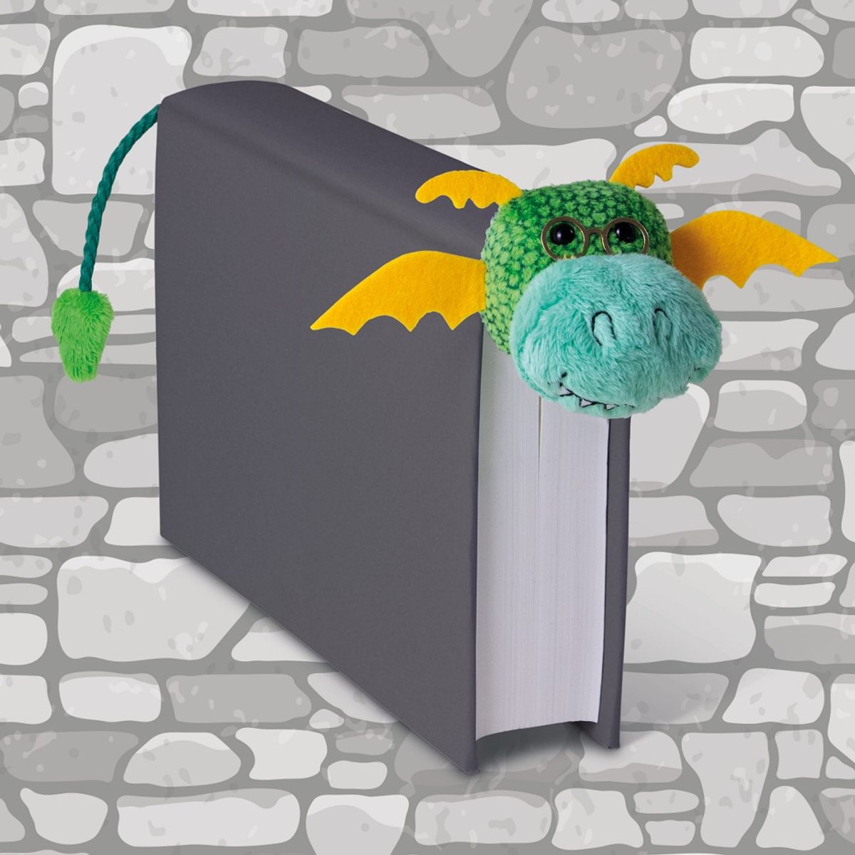 집잇(ZIPIT) 영국if사 동물인형북마크 Booktails - 드래곤