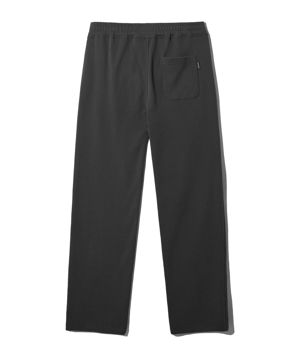 그루브라임(GROOVE RHYME) BASIC LOGO STRAIGHT PANTS (CHARCOAL) [LRSFCPA705M]