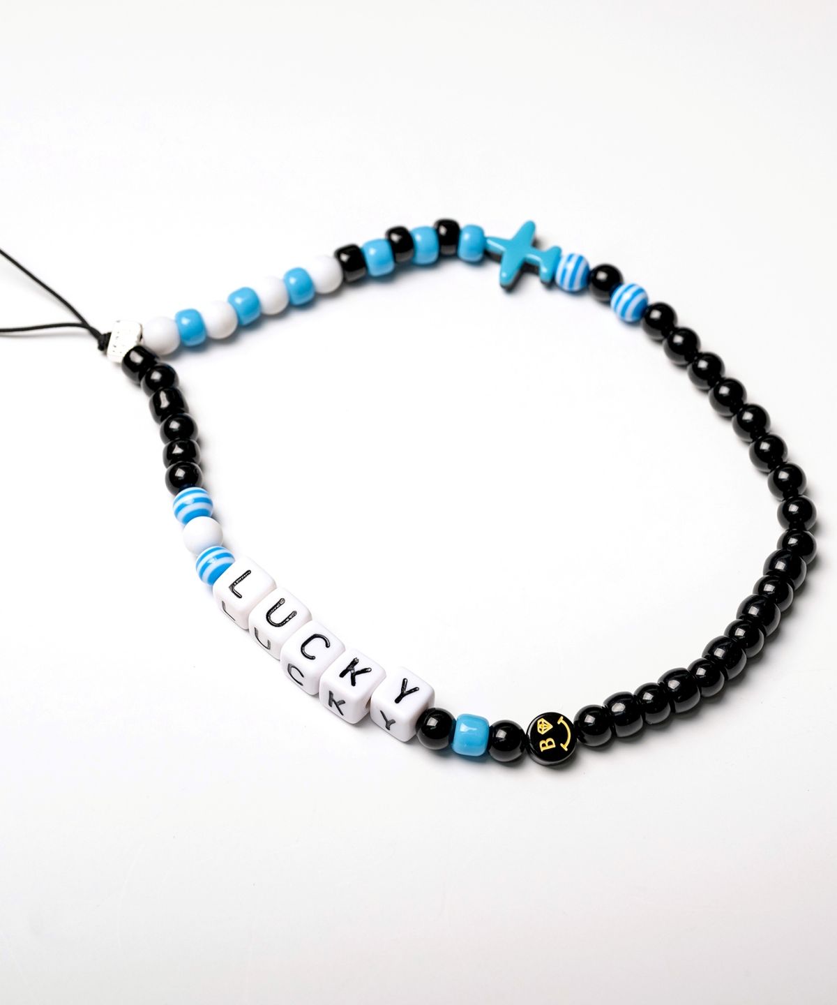 봉보(BONBEAU) Kitsch motive initial phone strap 키치 모티브 이니셜 비즈 폰 스트랩