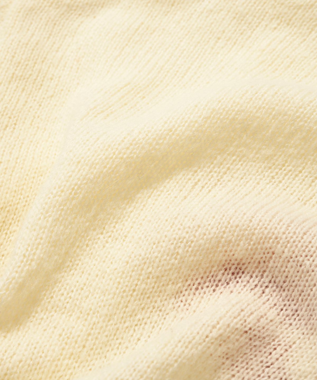 스웨이드(SUADE) MUSHROOM CROP KNIT CREWNECK [IVORY]