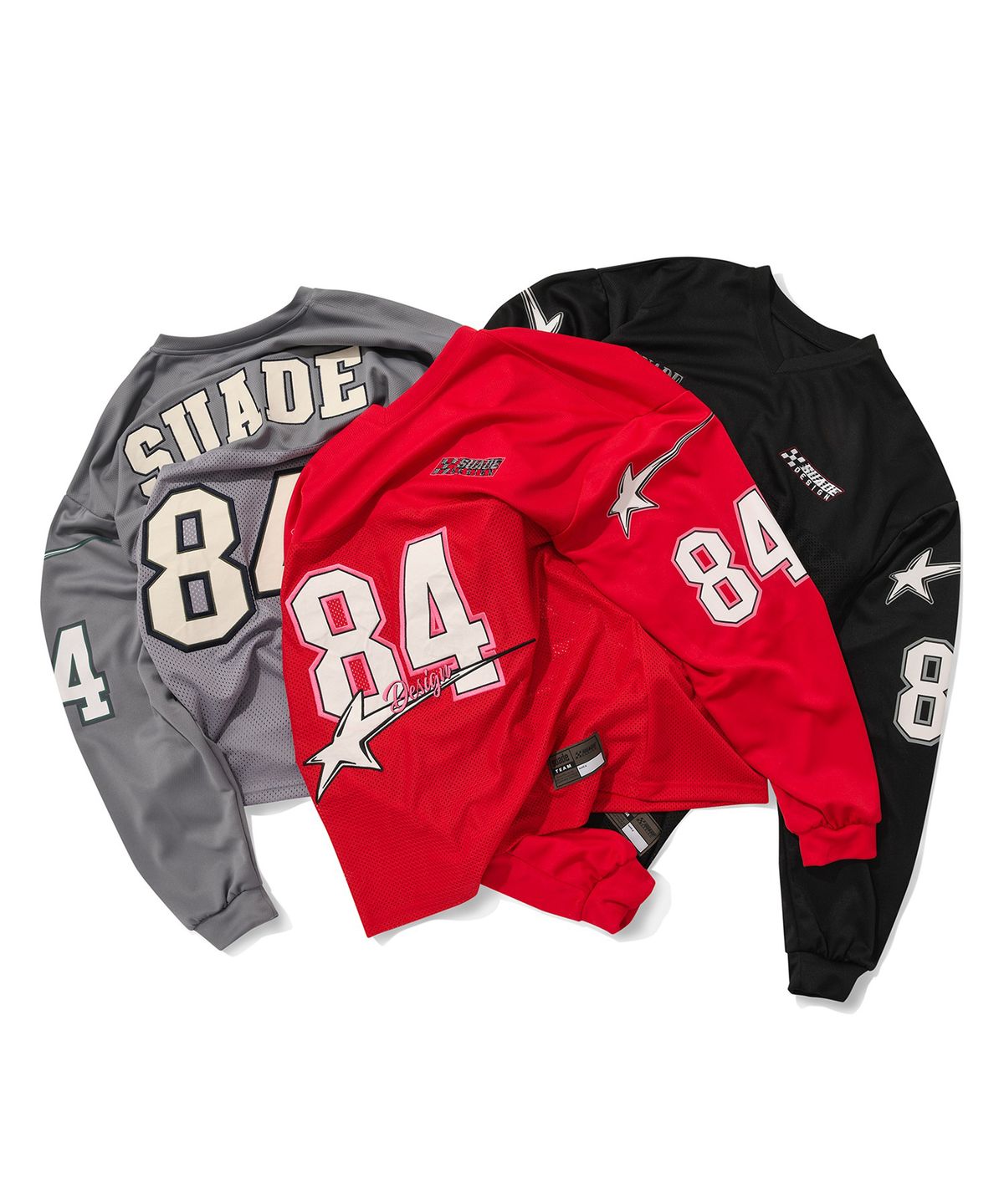 스웨이드(SUADE) 84 STAR RACING LONG SLEEVE [RED]