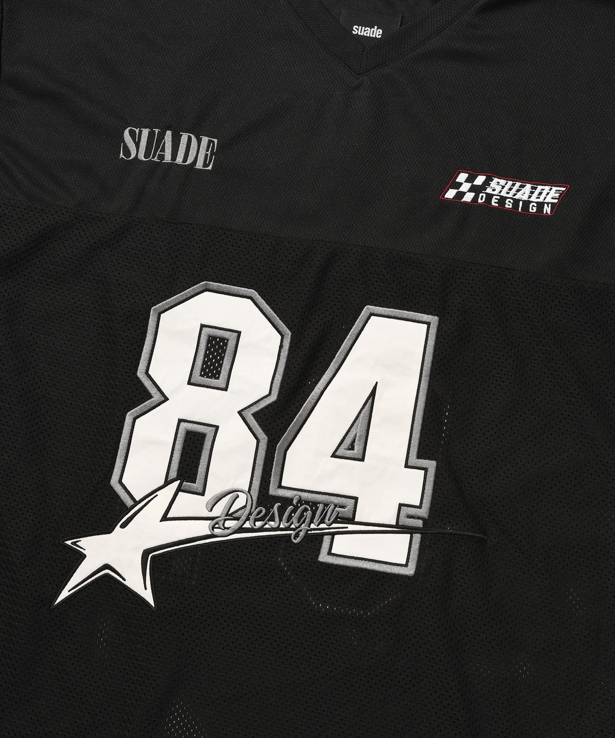 스웨이드(SUADE) 84 STAR RACING LONG SLEEVE [BLACK]