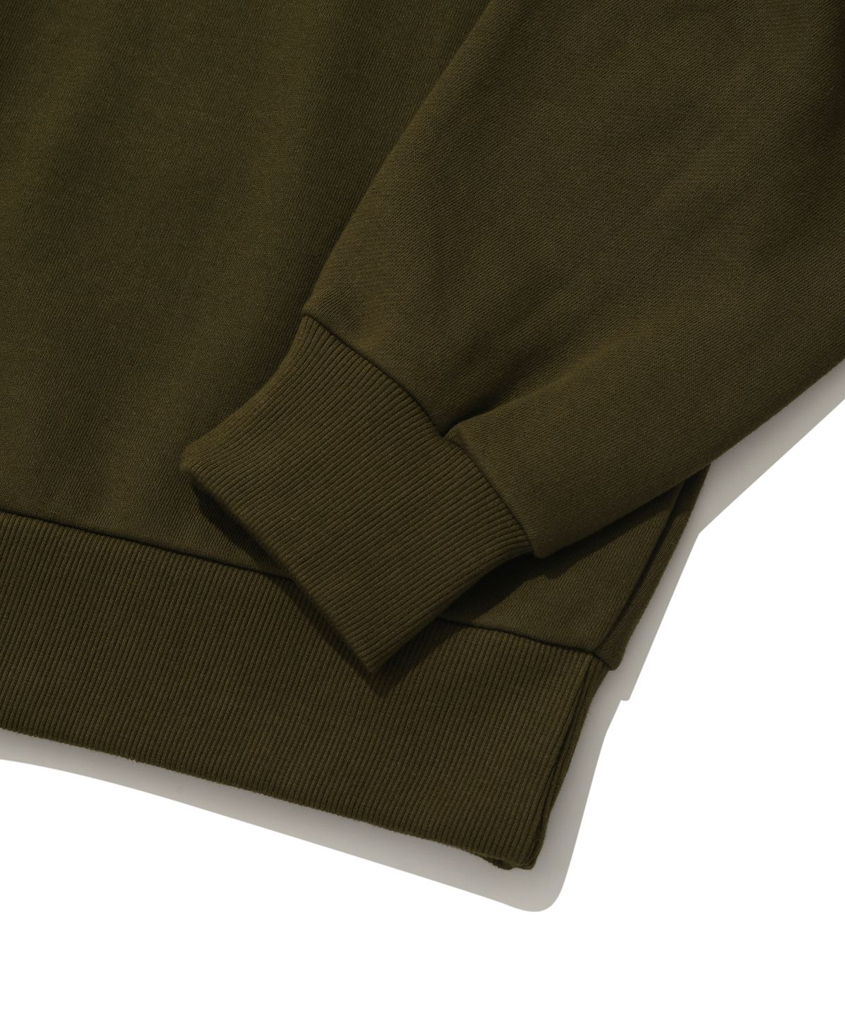 스웨이드(SUADE) BRANCH SUADE CREWNECK [OLIVE]