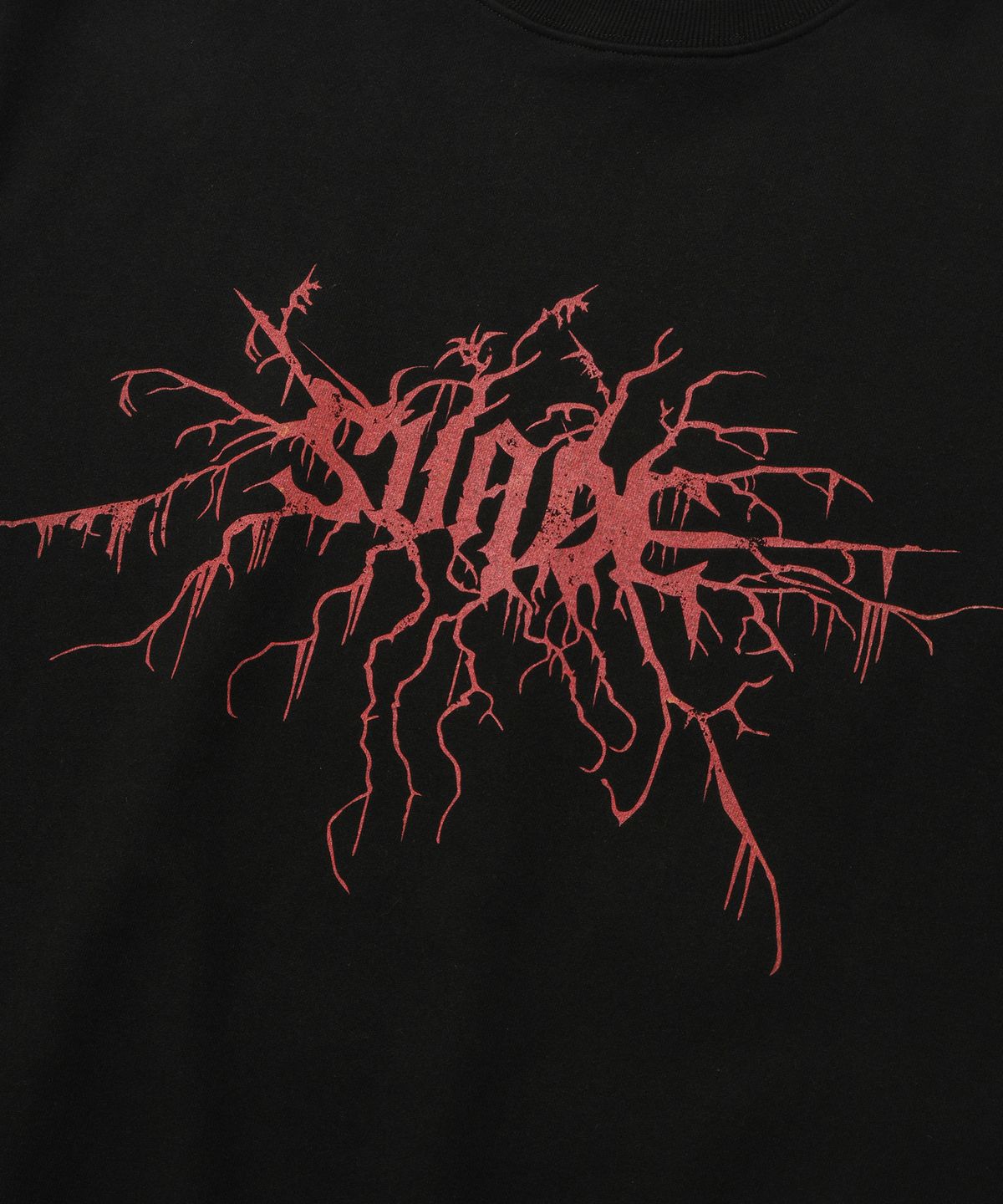 스웨이드(SUADE) BRANCH SUADE CREWNECK [BLACK]