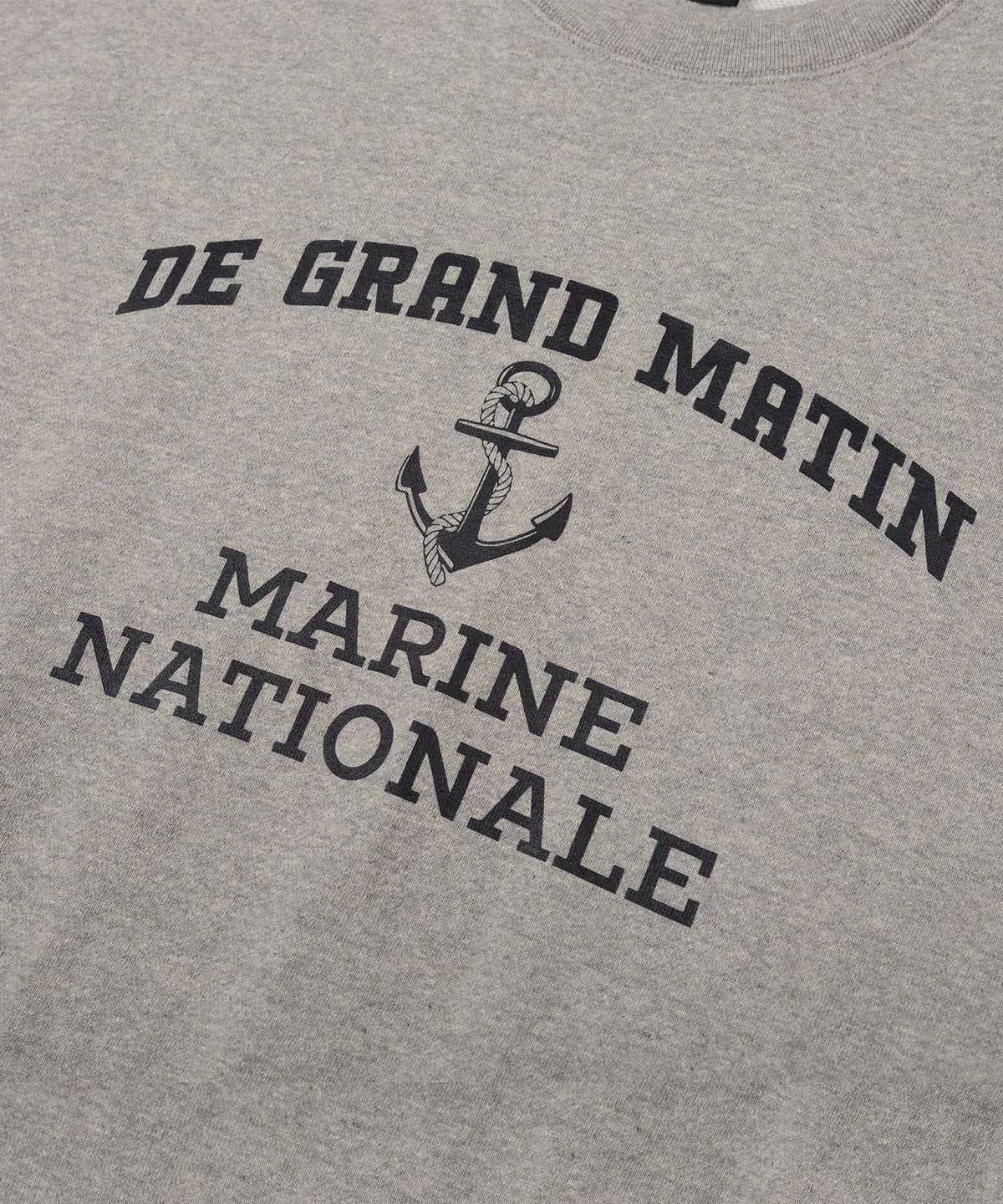 디 그랜드 마틴(DE GRAND MATIN) V.HEAVY SWEAT MARINE_MELANGE GRAY