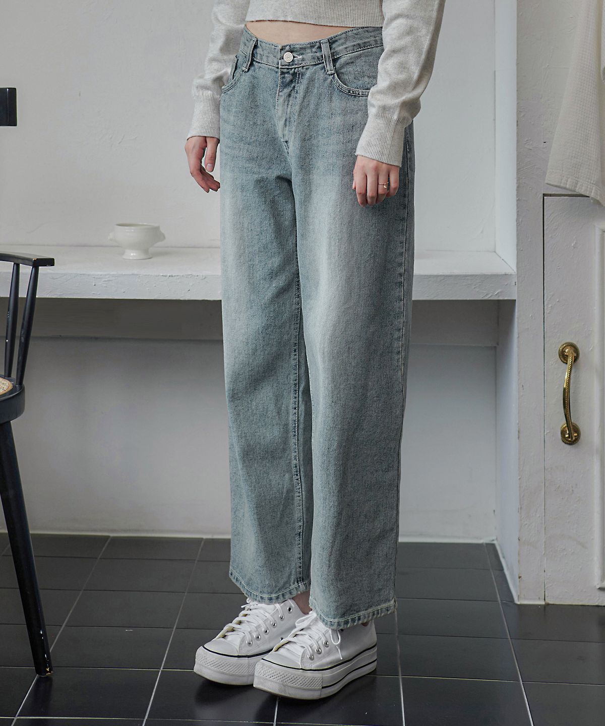 판도라핏(PANDORAFIT) [WIDE] Ophelia Jeans