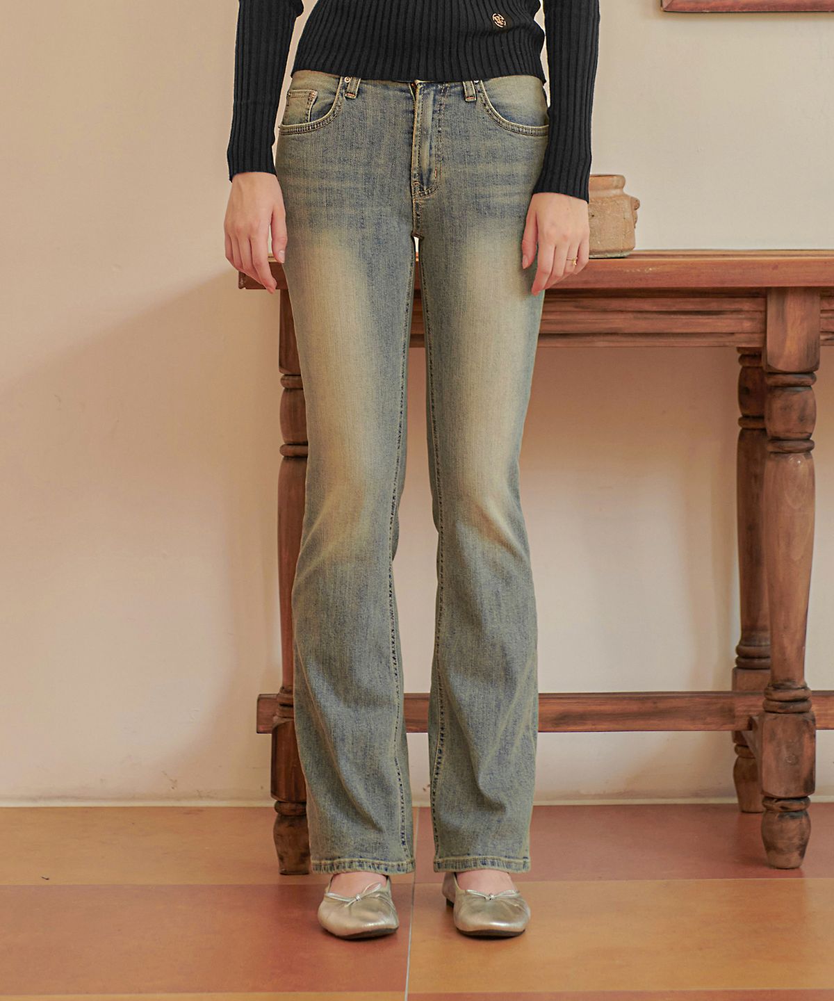판도라핏(PANDORAFIT) [BOOTSCUT] Serena Jeans