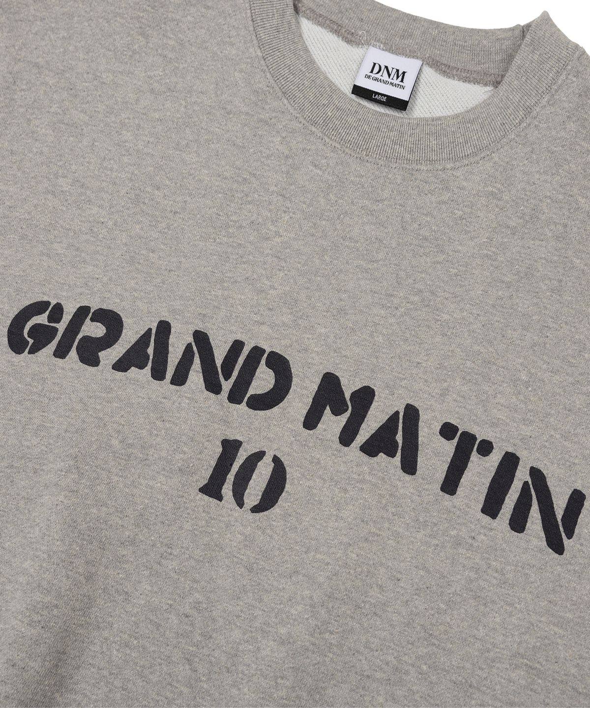 디 그랜드 마틴(DE GRAND MATIN) V.HEAVY SWEAT MATIN_MELANGE GRAY