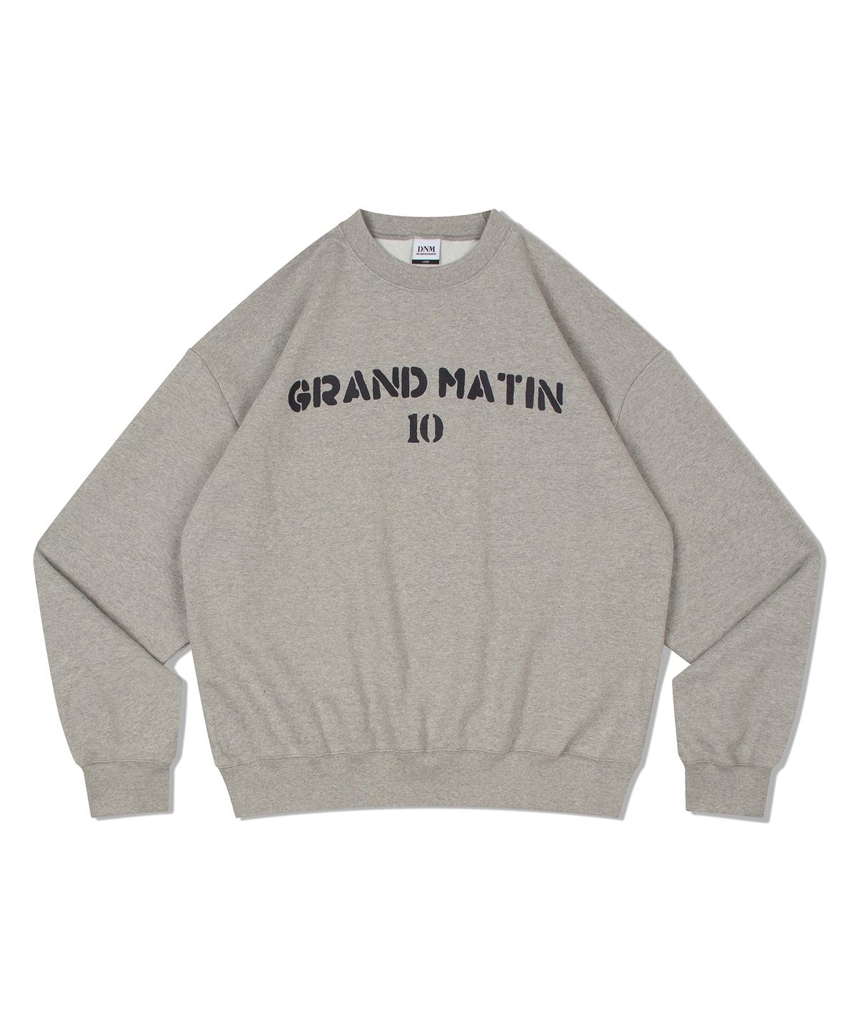디 그랜드 마틴(DE GRAND MATIN) V.HEAVY SWEAT MATIN_MELANGE GRAY