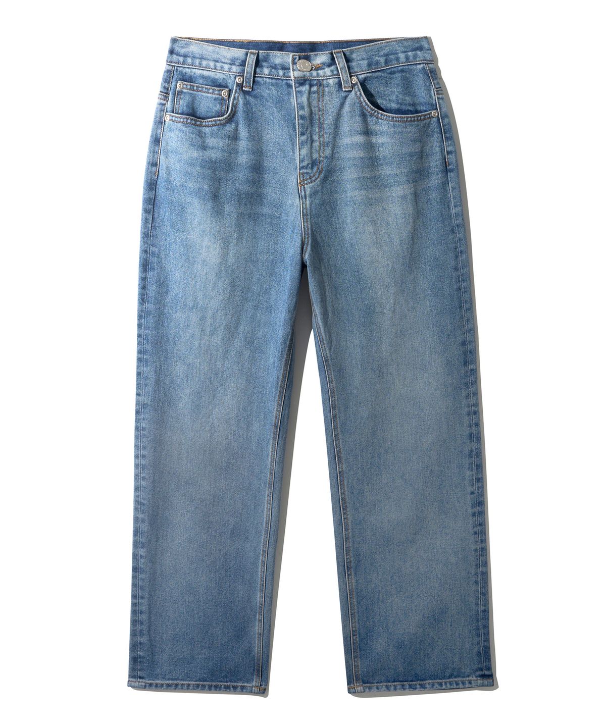그루브라임(GROOVE RHYME) DENIM WIDE PANTS (BLUE) [LRSFDDW715M]