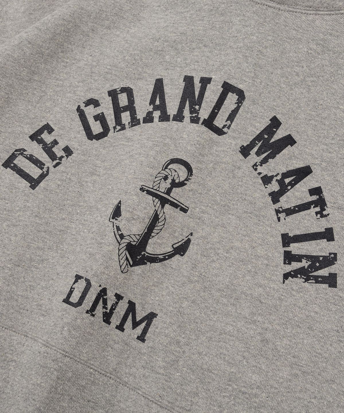 디 그랜드 마틴(DE GRAND MATIN) V.HEAVY HOOD SWEAT GRAND_MELANGE GRAY