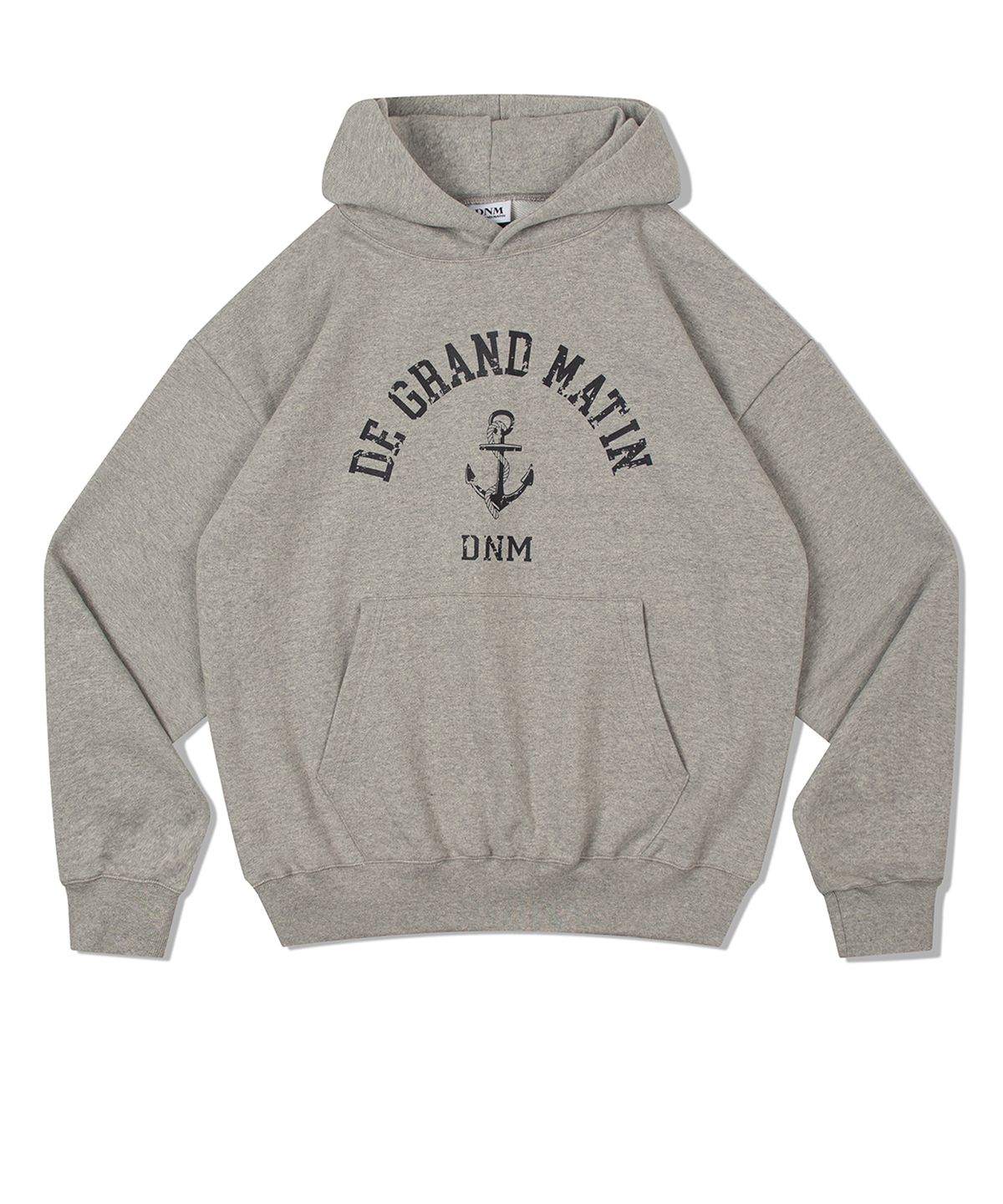 디 그랜드 마틴(DE GRAND MATIN) V.HEAVY HOOD SWEAT GRAND_MELANGE GRAY
