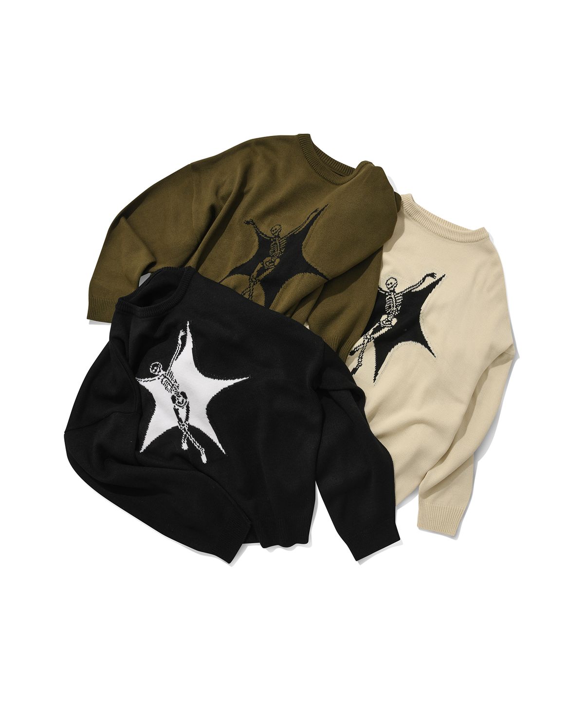 스웨이드(SUADE) SKULL STAR KNIT [IVORY]
