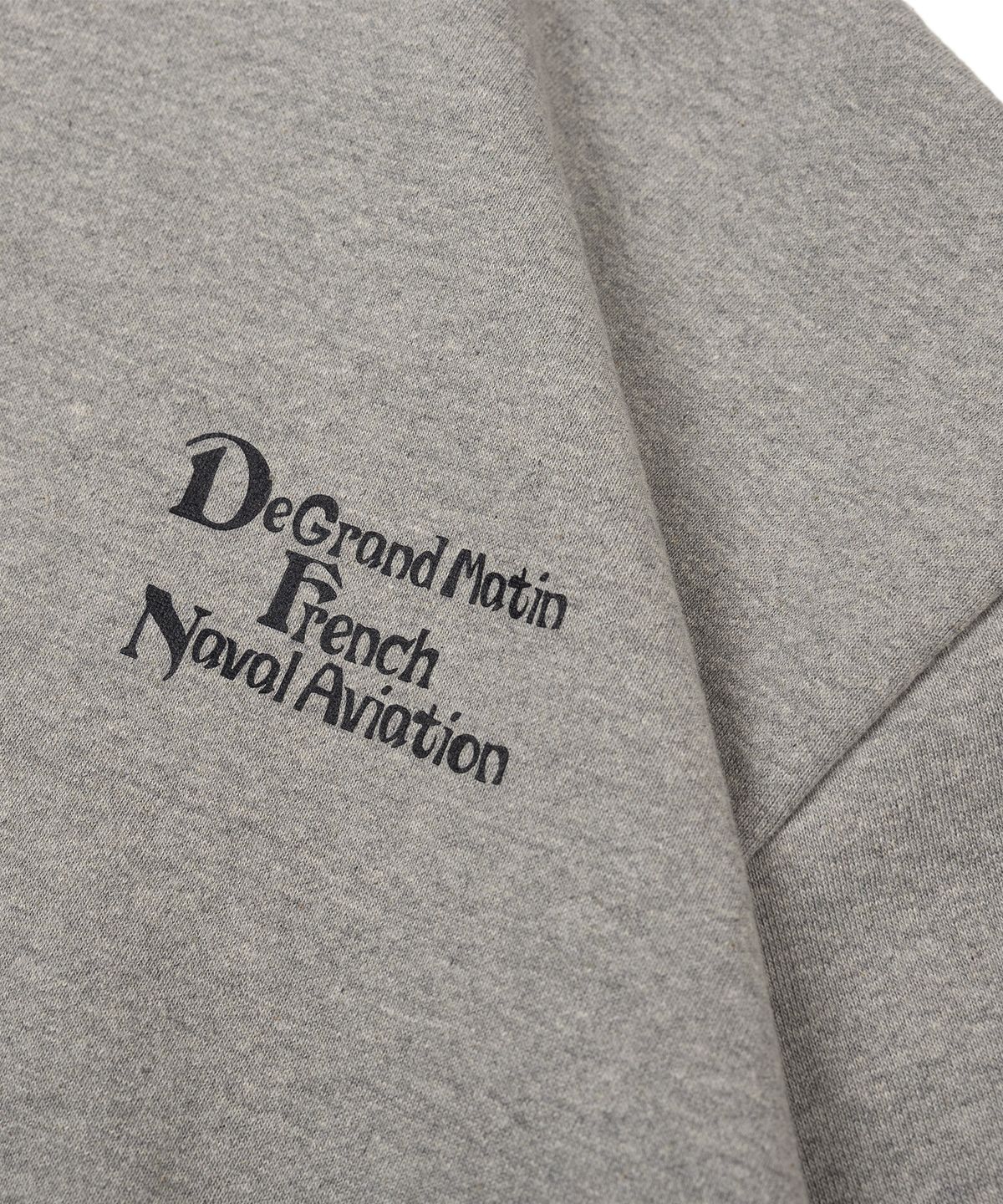 디 그랜드 마틴(DE GRAND MATIN) V.HEAVY HOOD SWEAT DE_MELANGE GRAY