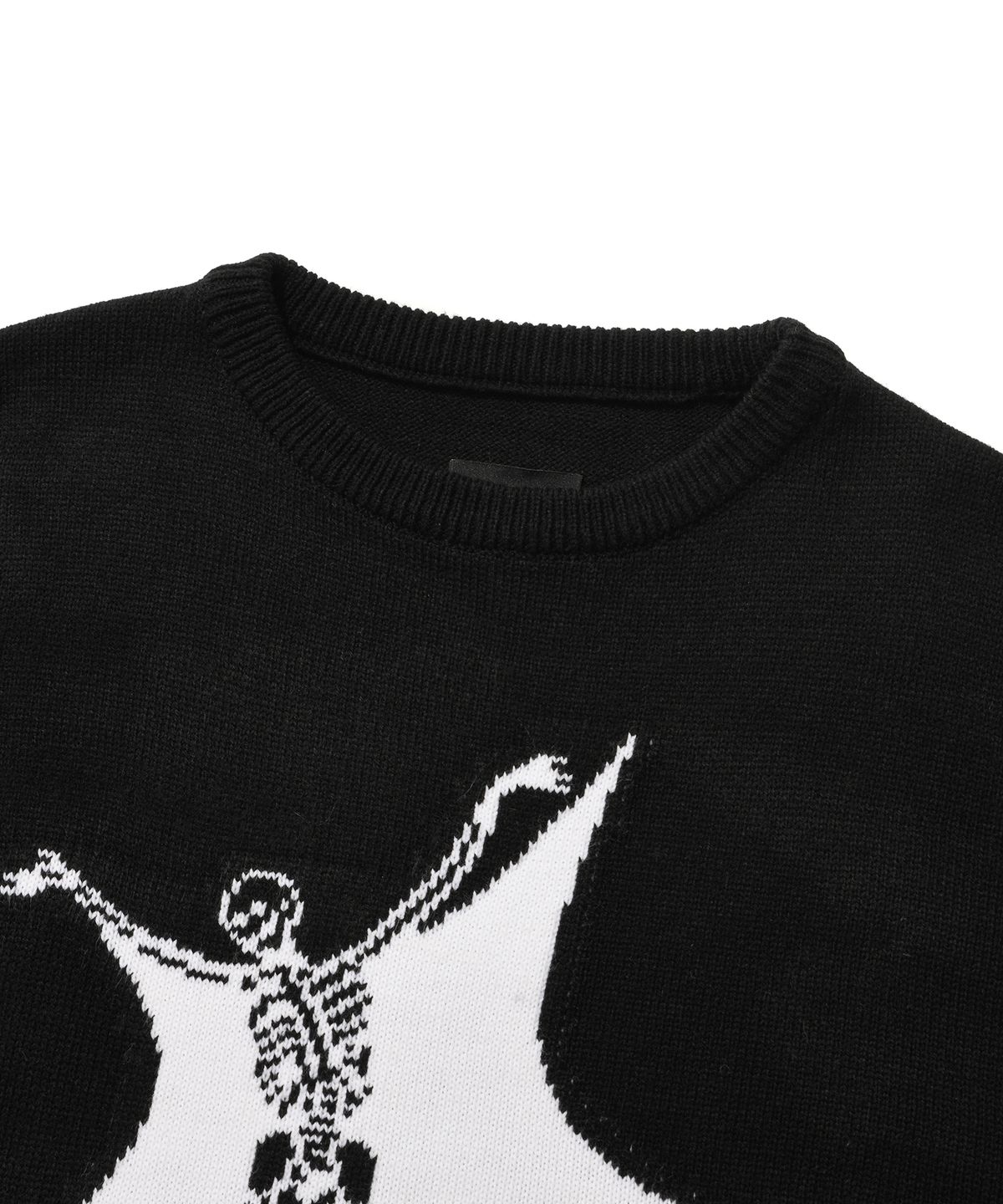 스웨이드(SUADE) SKULL STAR KNIT [BLACK]
