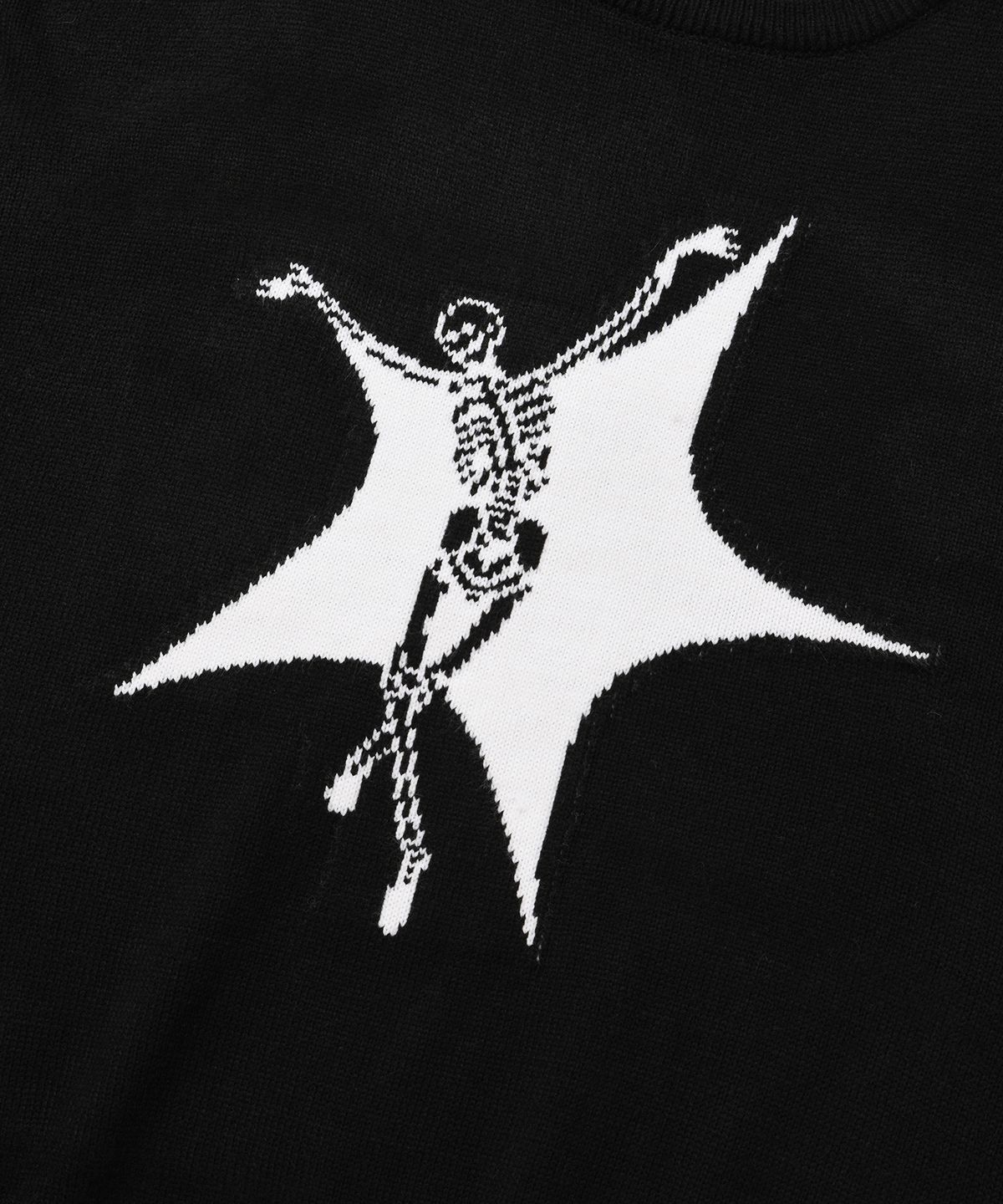 스웨이드(SUADE) SKULL STAR KNIT [BLACK]