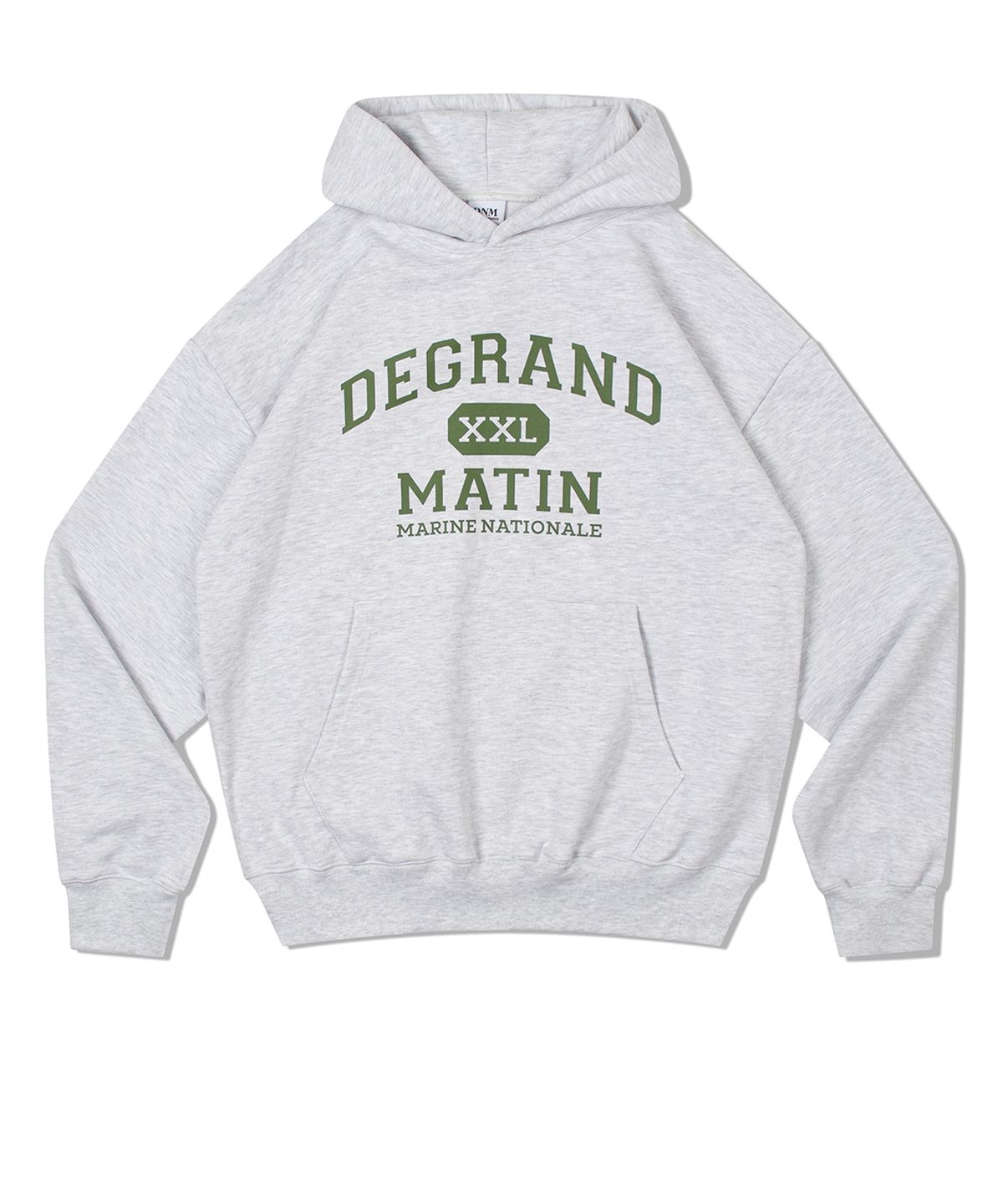 디 그랜드 마틴(DE GRAND MATIN) V.HEAVY HOOD SWEAT DEGRAND_1% MELANGE