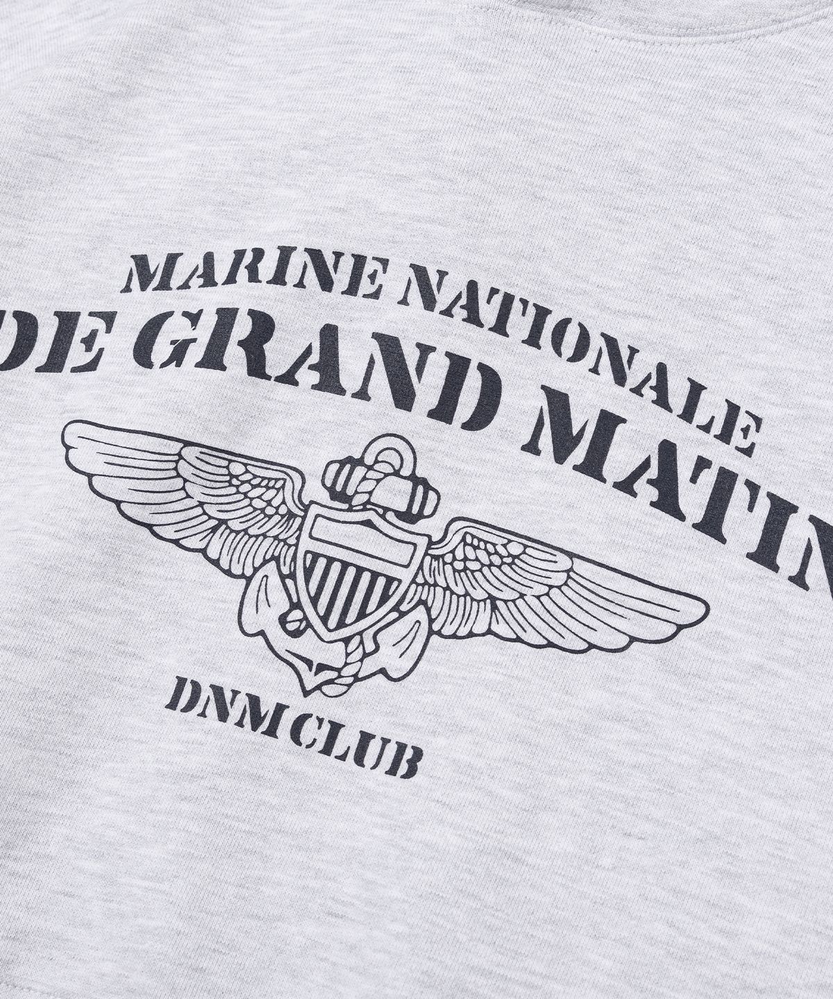 디 그랜드 마틴(DE GRAND MATIN) V.HEAVY HOOD SWEAT CLUB_1% MELANGE