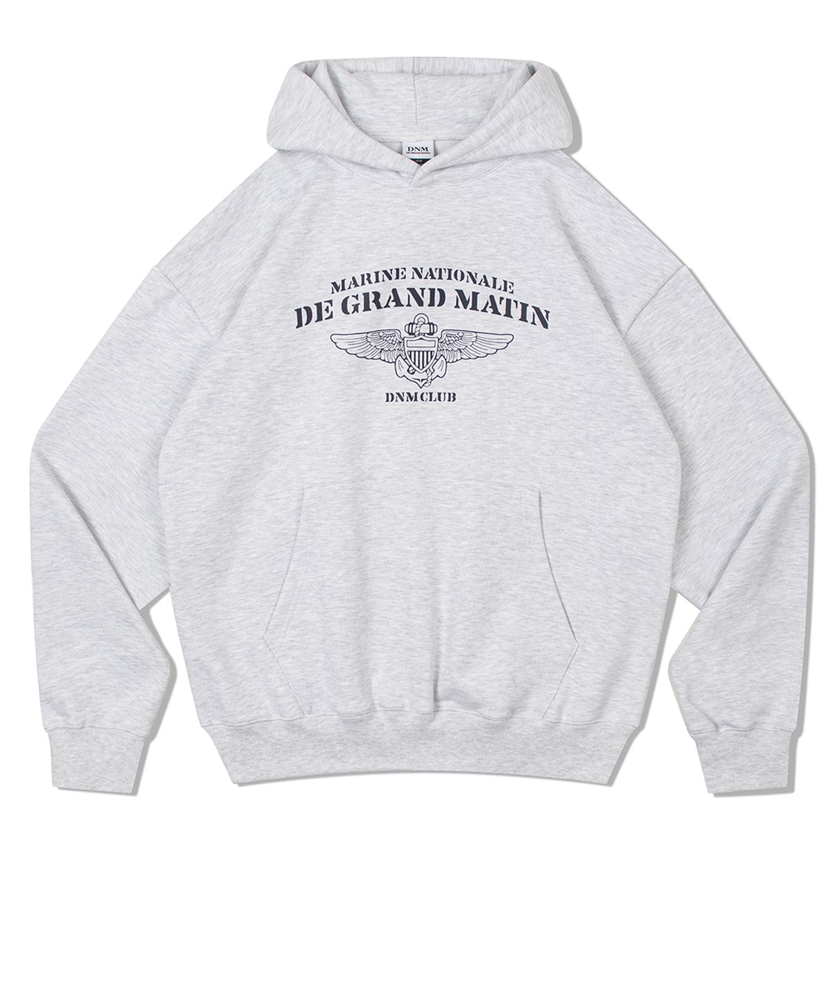 디 그랜드 마틴(DE GRAND MATIN) V.HEAVY HOOD SWEAT CLUB_1% MELANGE