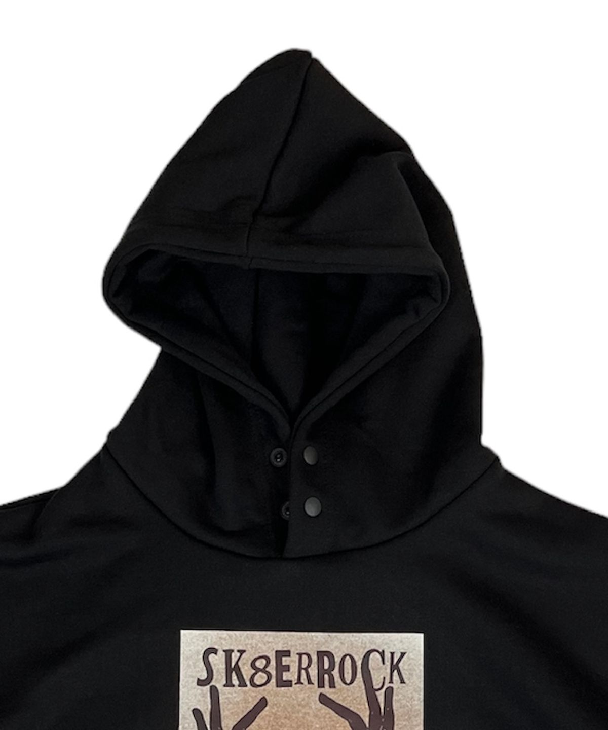 스케이터락(SK8ER ROCK) Shhh Hand Warmer Sweat Hoodie Black