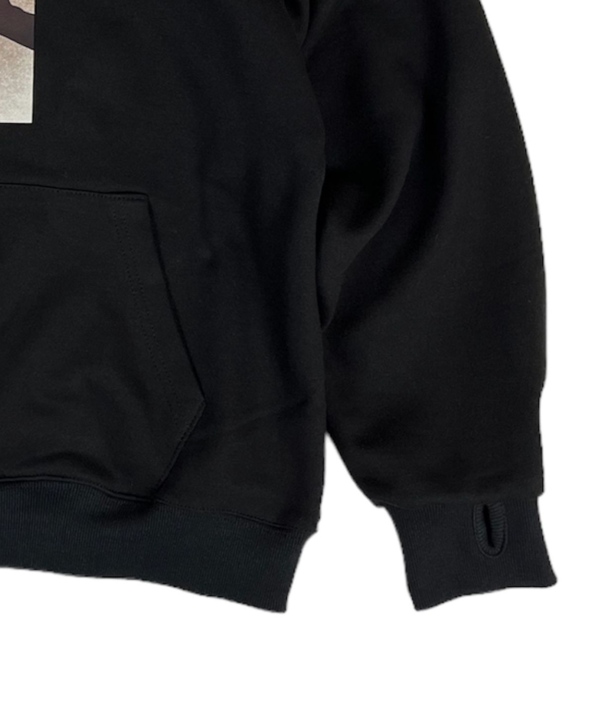 스케이터락(SK8ER ROCK) Shhh Hand Warmer Sweat Hoodie Black