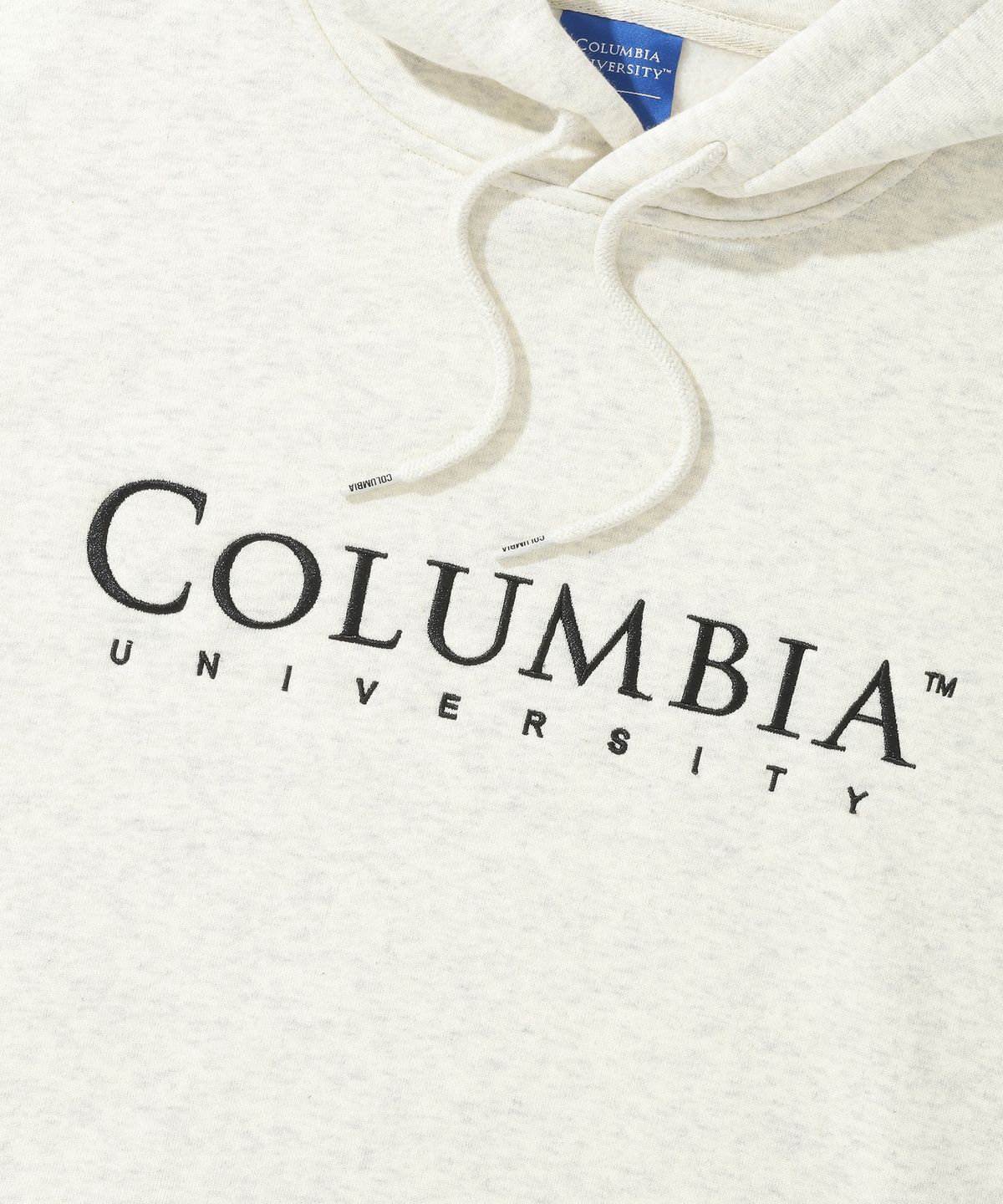 컬럼비아 유니버시티(COLUMBIA UNIVERSITY) CU SIGNATURE EMB FLEECE HOODIE 오트밀