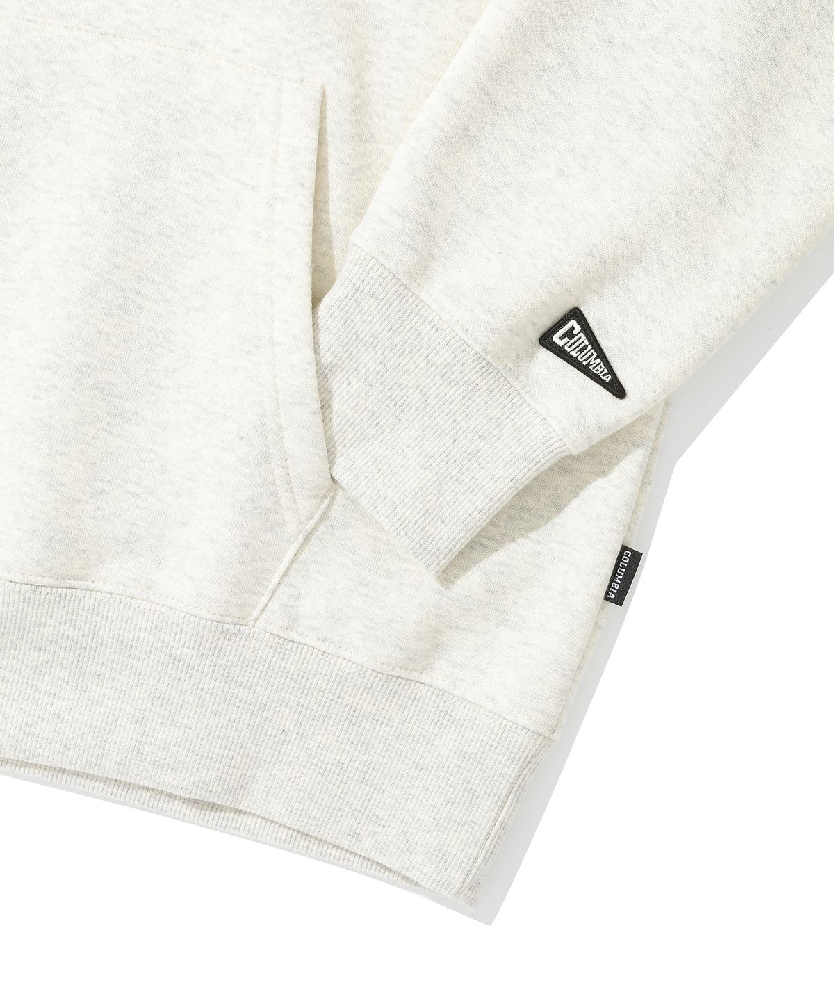 컬럼비아 유니버시티(COLUMBIA UNIVERSITY) CU SIGNATURE EMB FLEECE HOODIE 오트밀