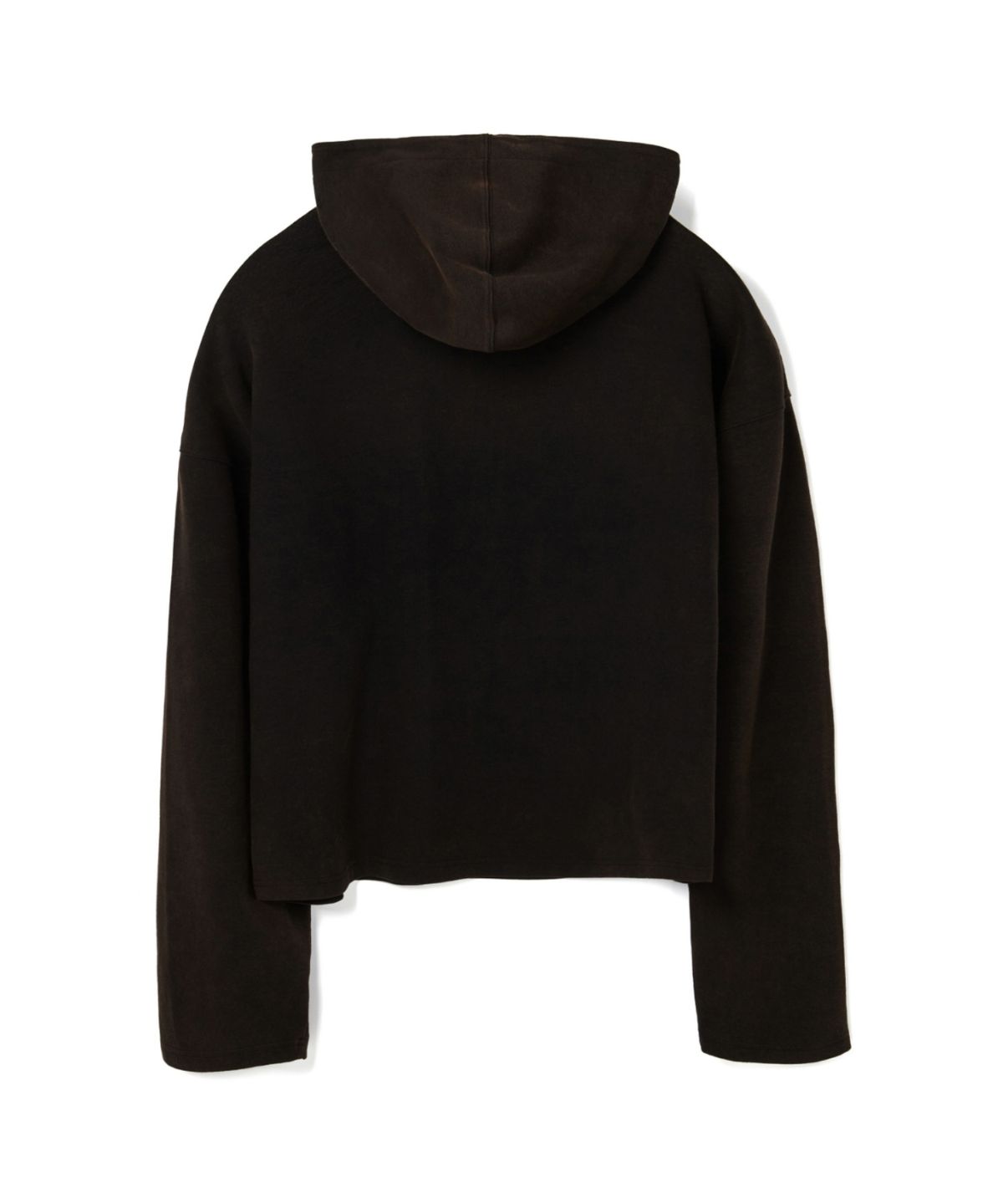 아이돈워너셀(IDWS) XII Applique Sleeve Hoodie Black