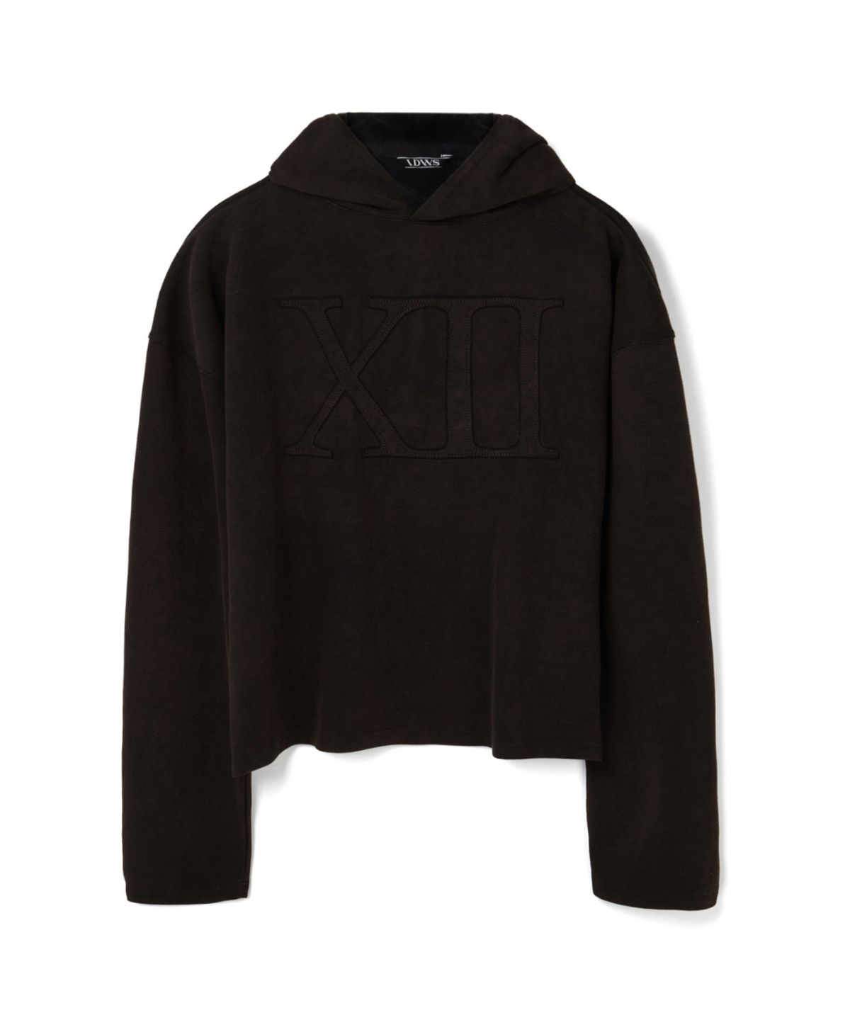 아이돈워너셀(IDWS) XII Applique Sleeve Hoodie Black