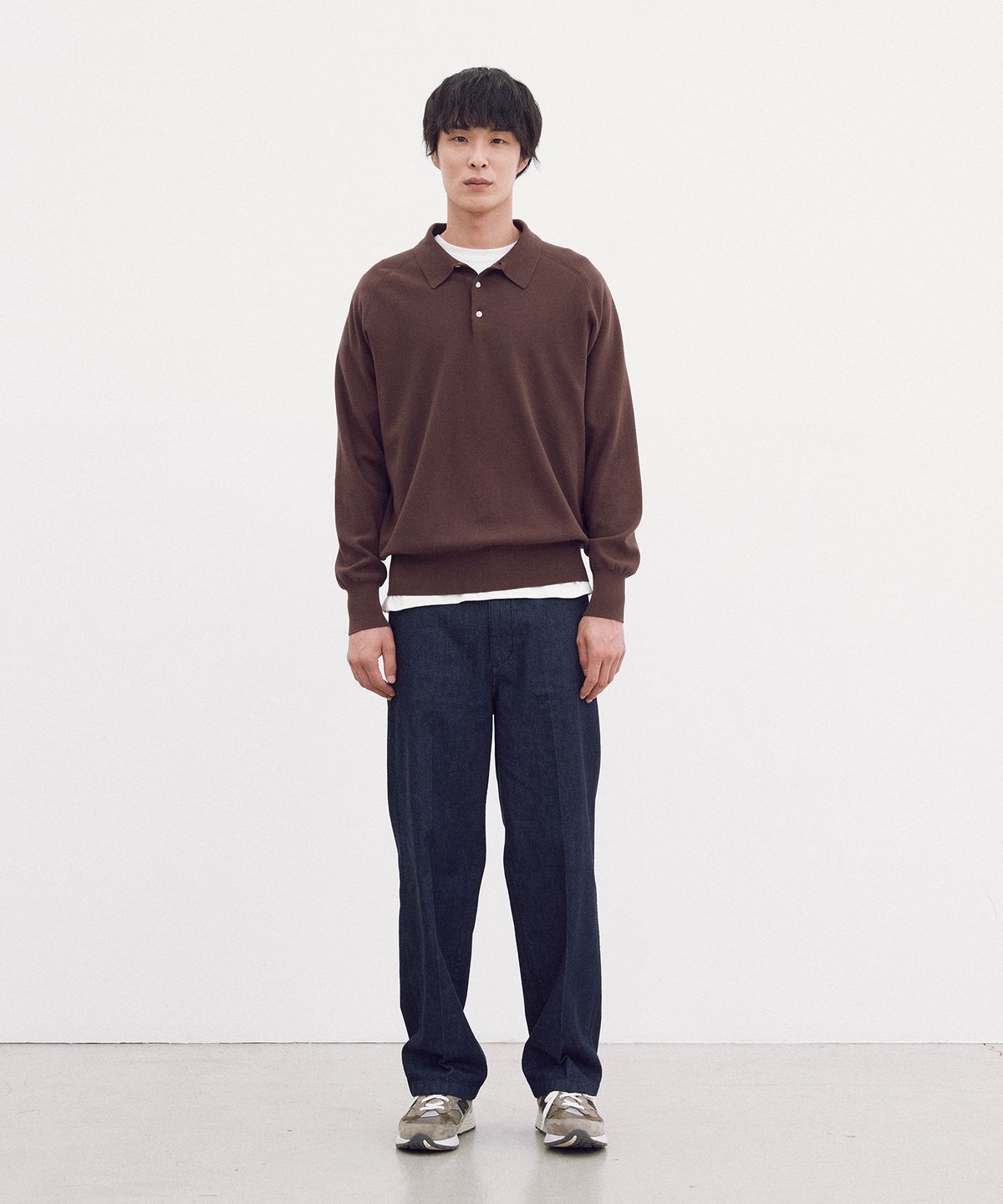 포터리(POTTERY) Officer Denim Pants_Blue