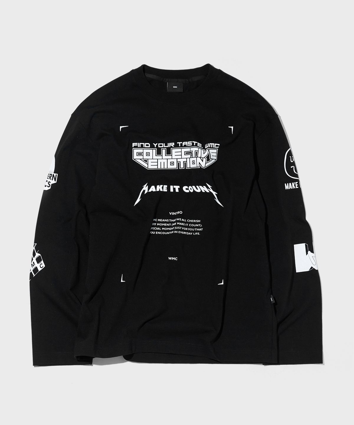 더블유엠씨(WMC) 로고 아카이브 롱슬리브_BLACK