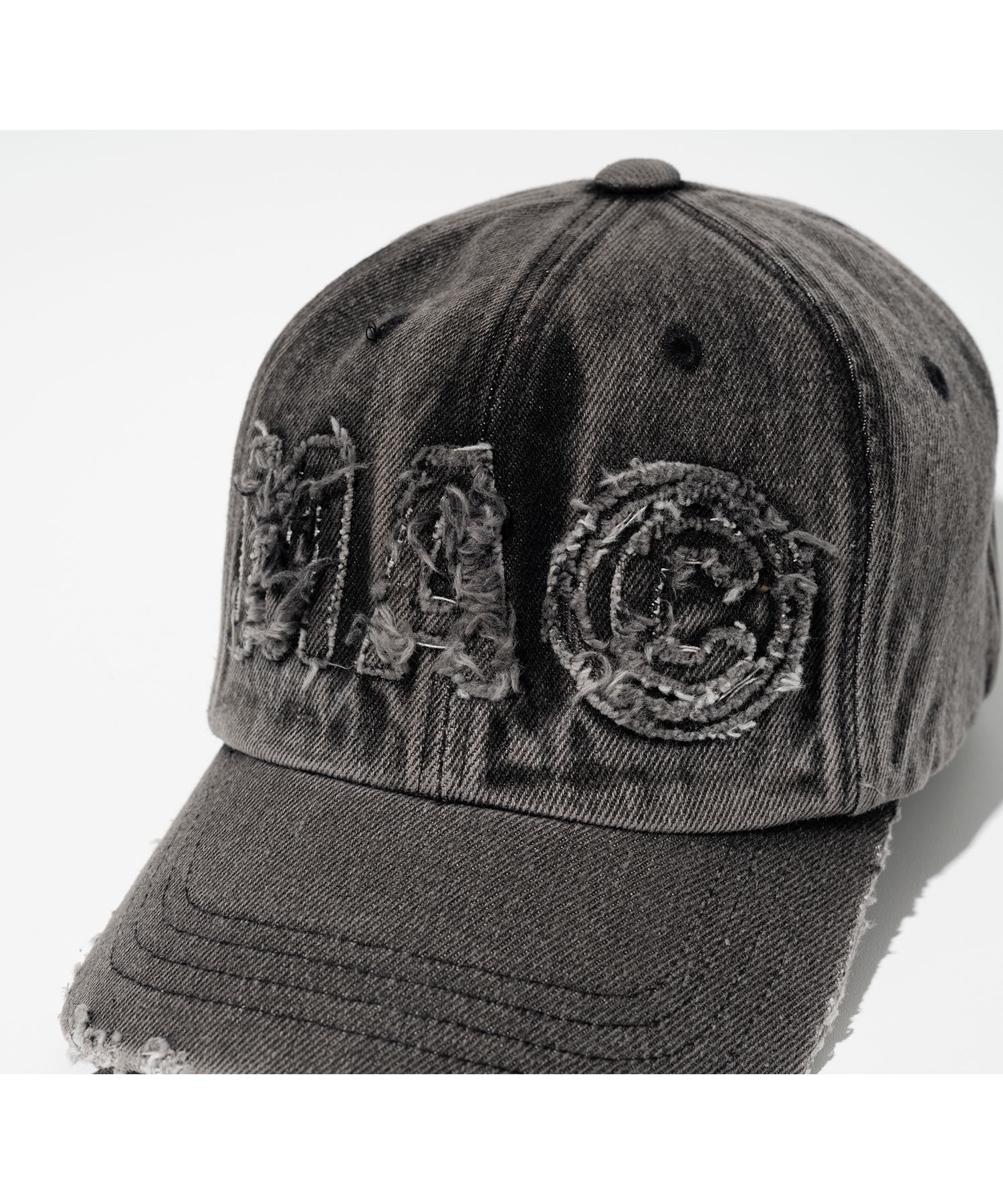 MUSINSA | MILLO ARCHIVE Warding Denim Ball Cap [Washed Black]