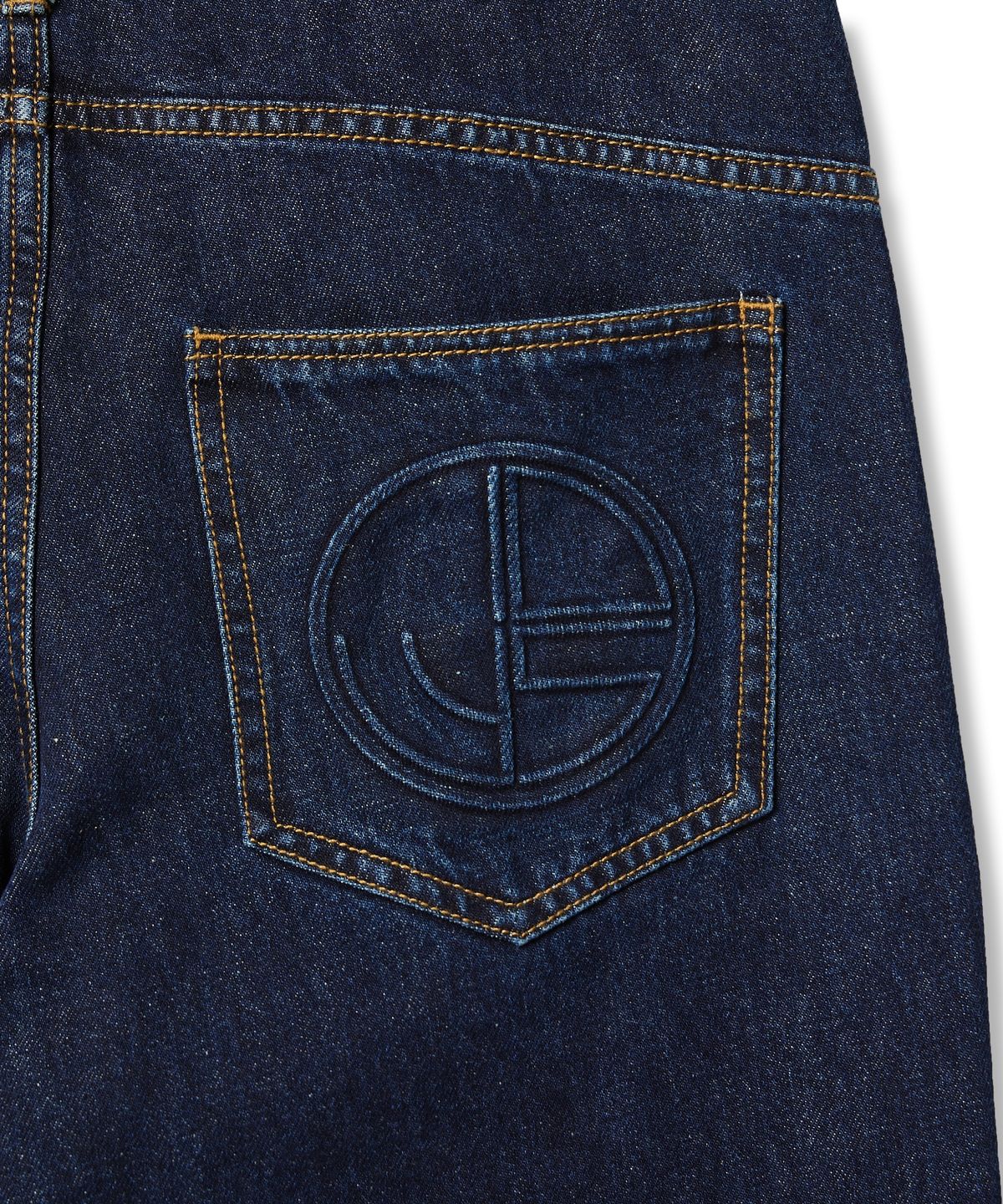 아이돈워너셀(IDWS) Applique Chasser Denim Pants Indigo