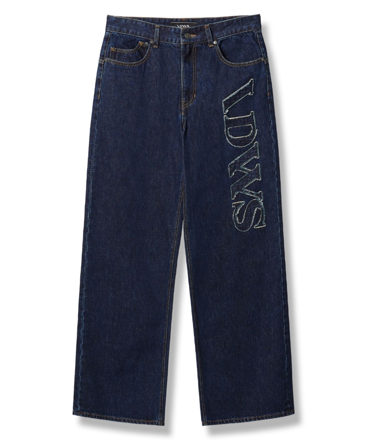 아이돈워너셀(IDWS) Applique Chasser Denim Pants Indigo