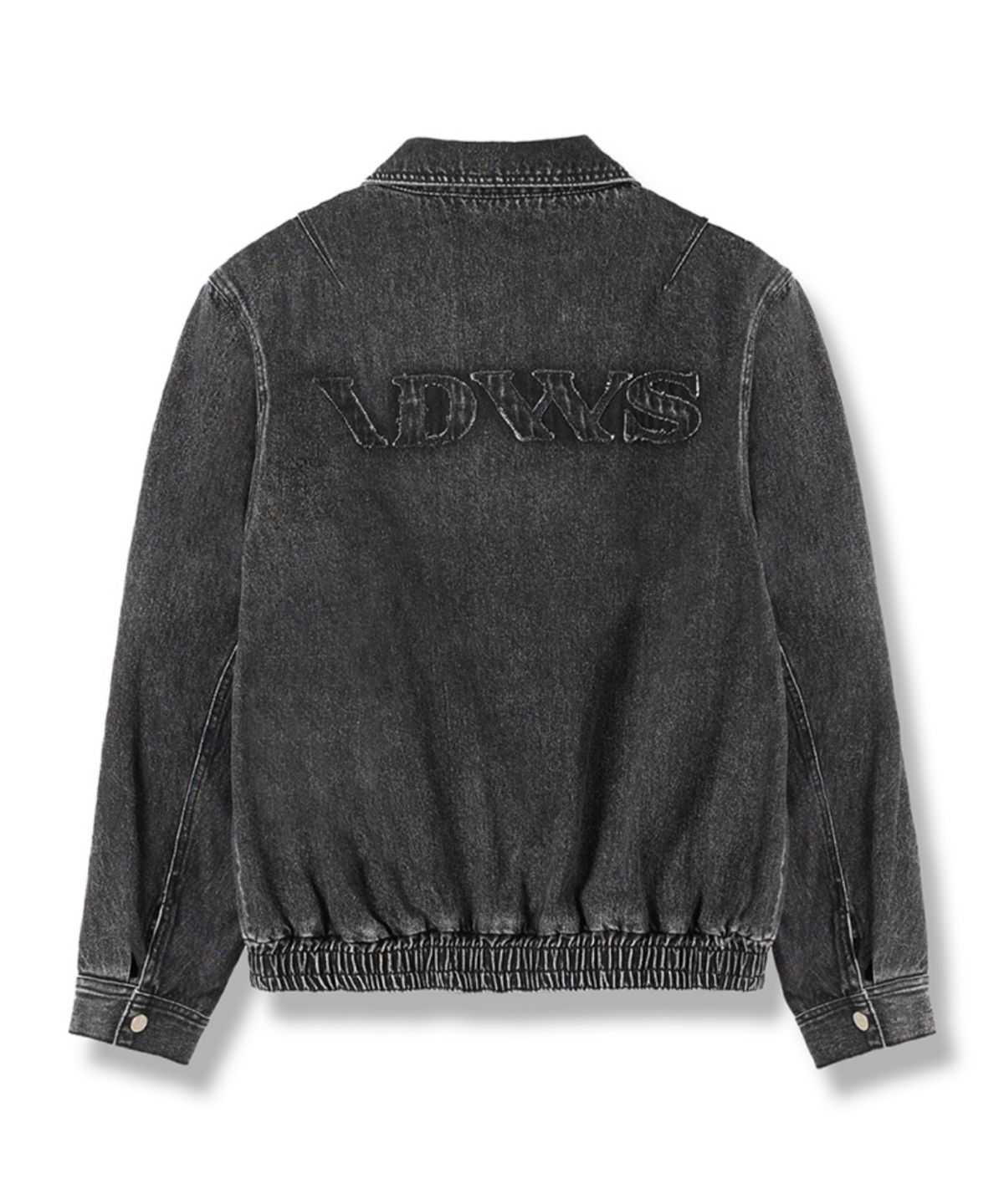 아이돈워너셀(IDWS) Applique Chasser Denim Jacket Black