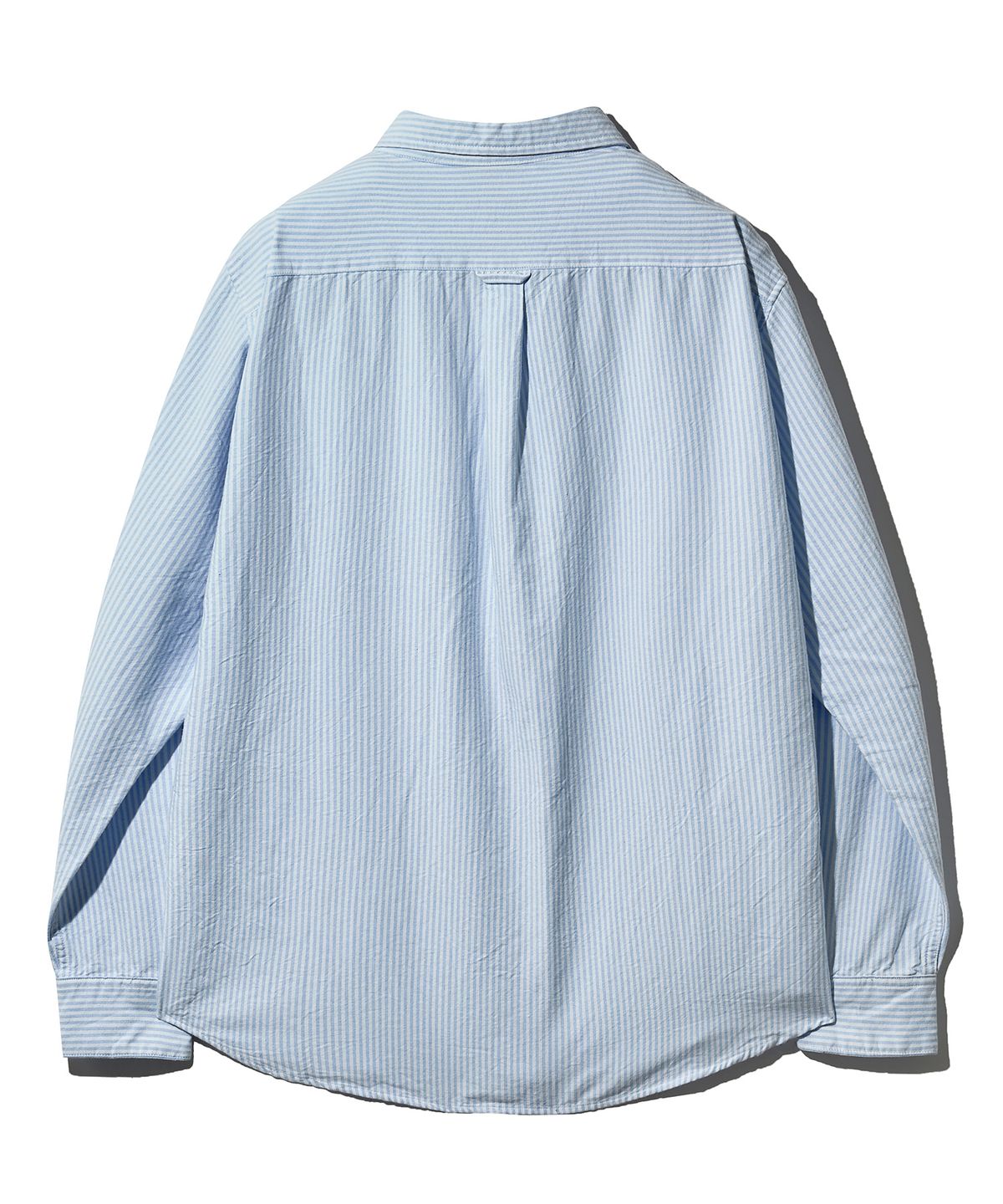 그루브라임(GROOVE RHYME) POCKET OXFORD SHIRTS (STRIPE BLUE) [LRSFCSA742M]