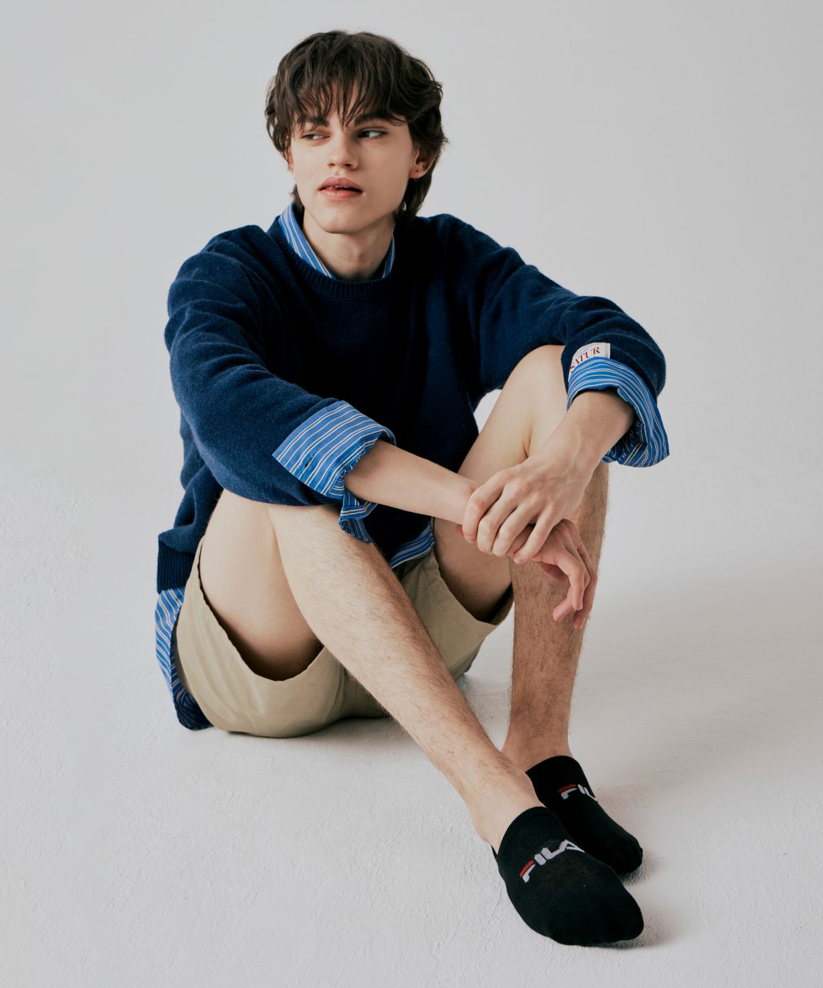 휠라 골프(FILA GOLF) 페이크 삭스 5PACK (3colors)